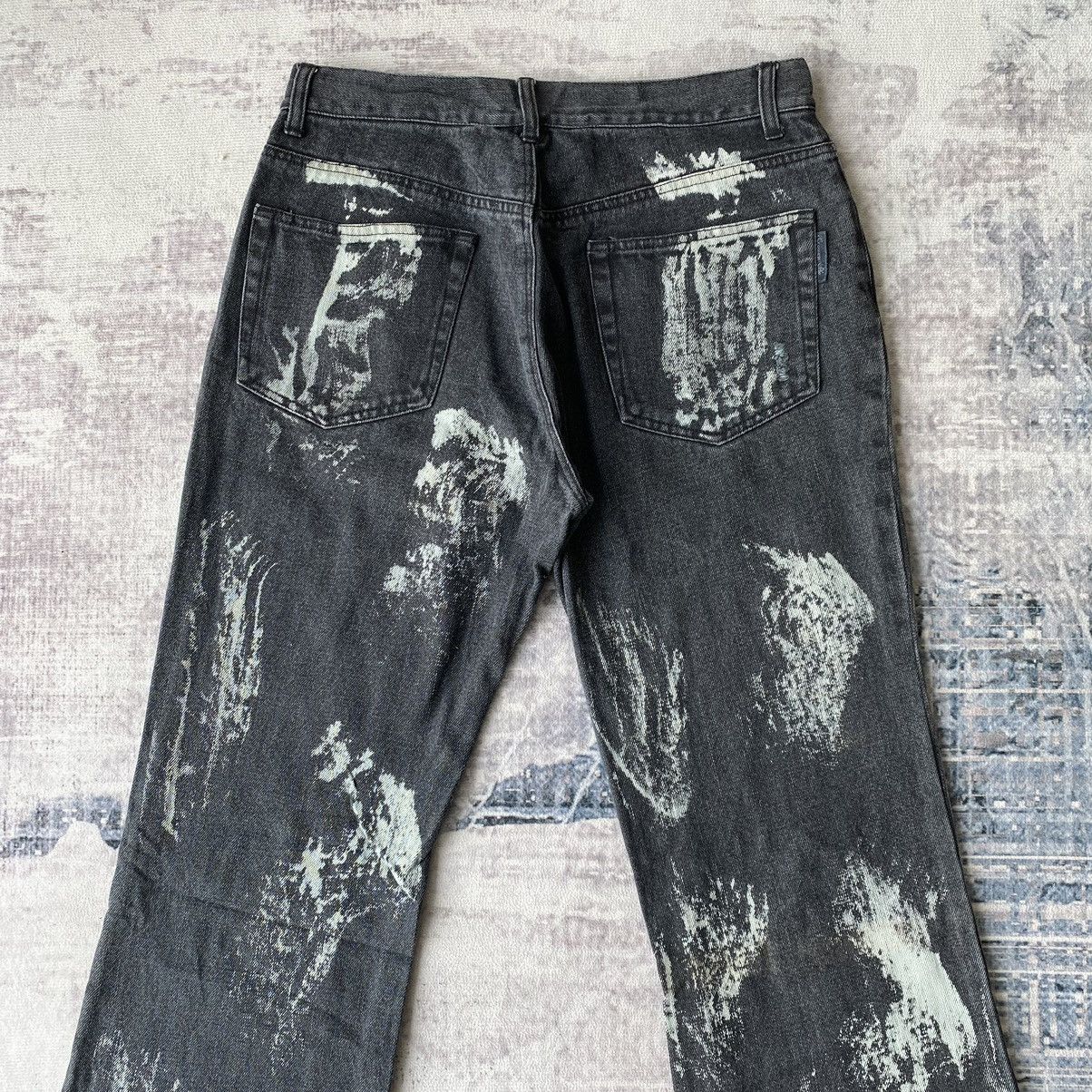 If Six Was Nine Bernings Sho Punk Distressed Denim Pants Size US 29 - 12 Thumbnail