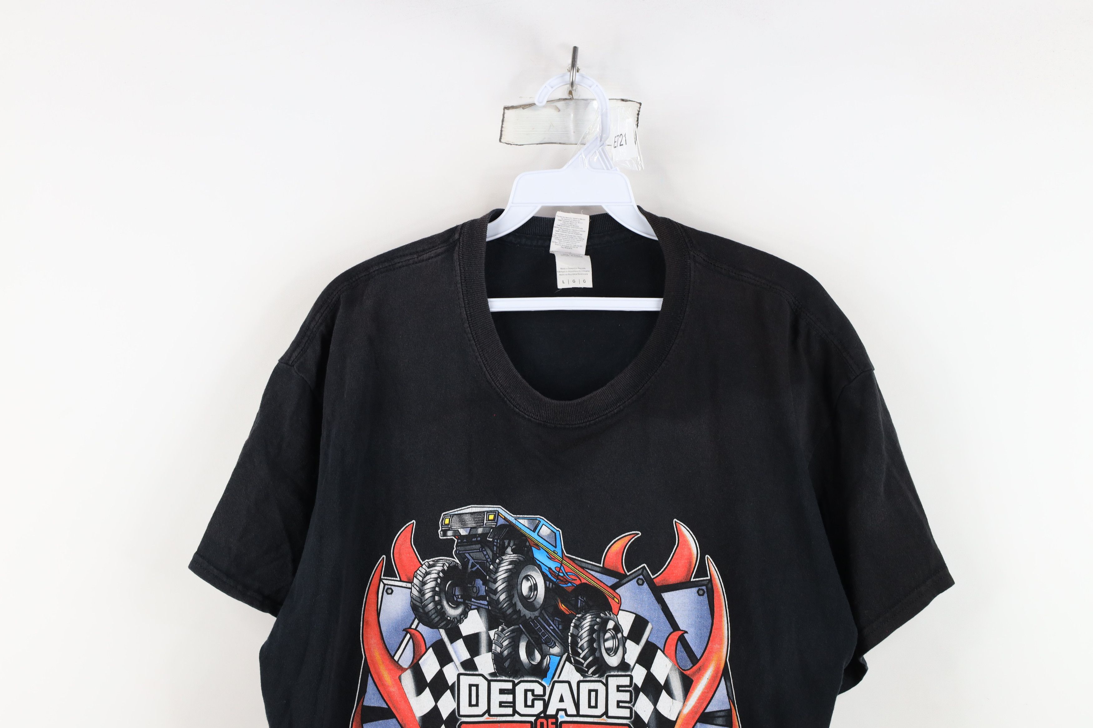 Vintage Y2K Streetwear All Star Monster Truck Tour T-Shirt Black Size US L / EU 52-54 / 3 - 2 Thumbnail