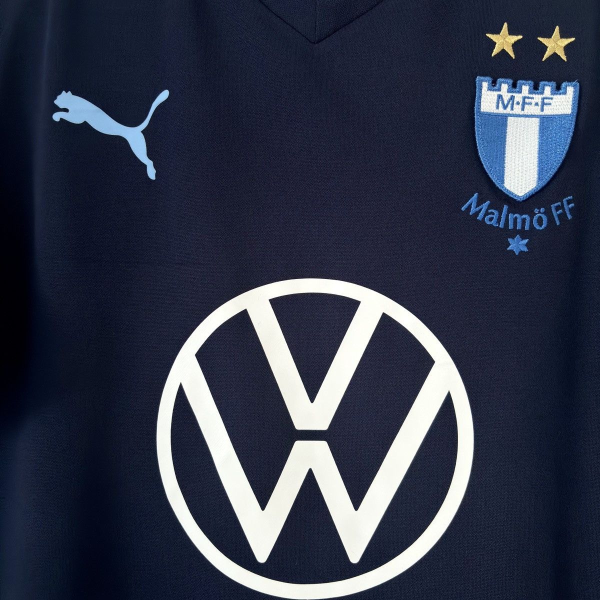 Puma 2019 2020 GAME WORN Malmö Sweden Puma Home Soccer Jersey Size US M / EU 48-50 / 2 - 4 Thumbnail