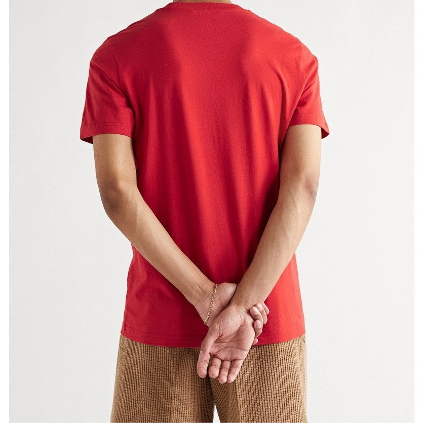 Marni Marni Men’s T Shirt, Red/Navy, NWT, Size 50 IT Size US M / EU 48-50 / 2 - 5 Thumbnail