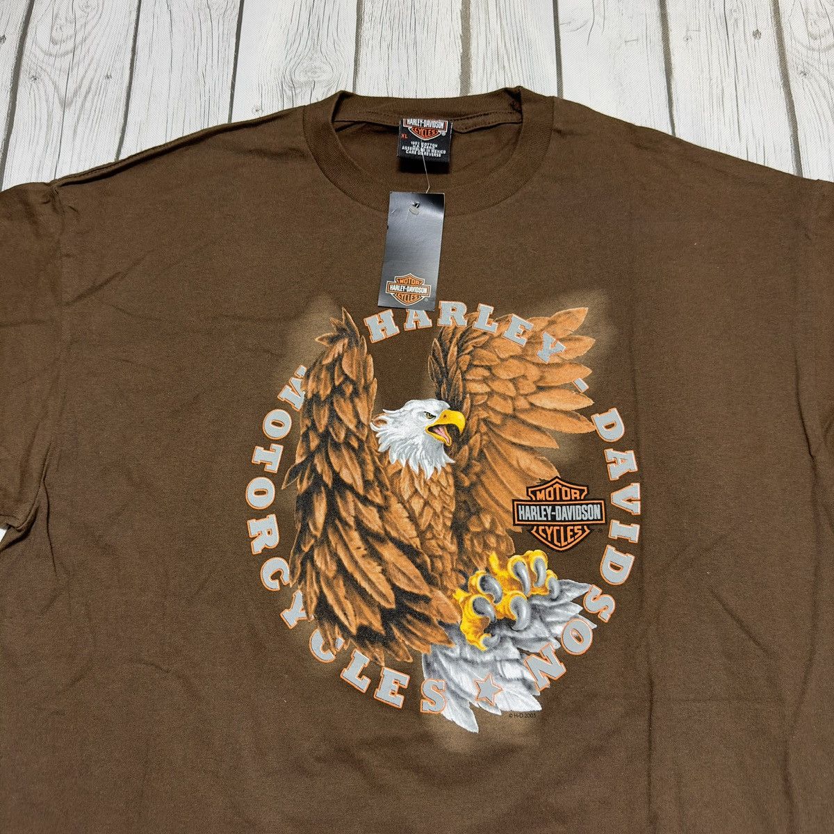 Harley Davidson × Vintage Vintage Harley Davidson tee Size US XL / EU 56 / 4 - 3 Thumbnail