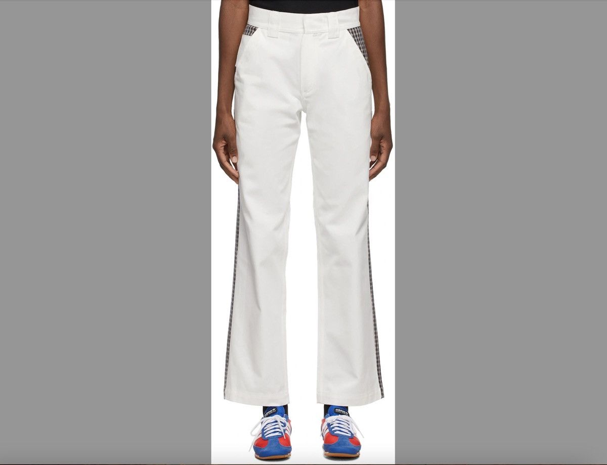 PACCBET PACCBET cotton twill trouser with plaid paneling Size US 28 / EU 44 - 3 Thumbnail