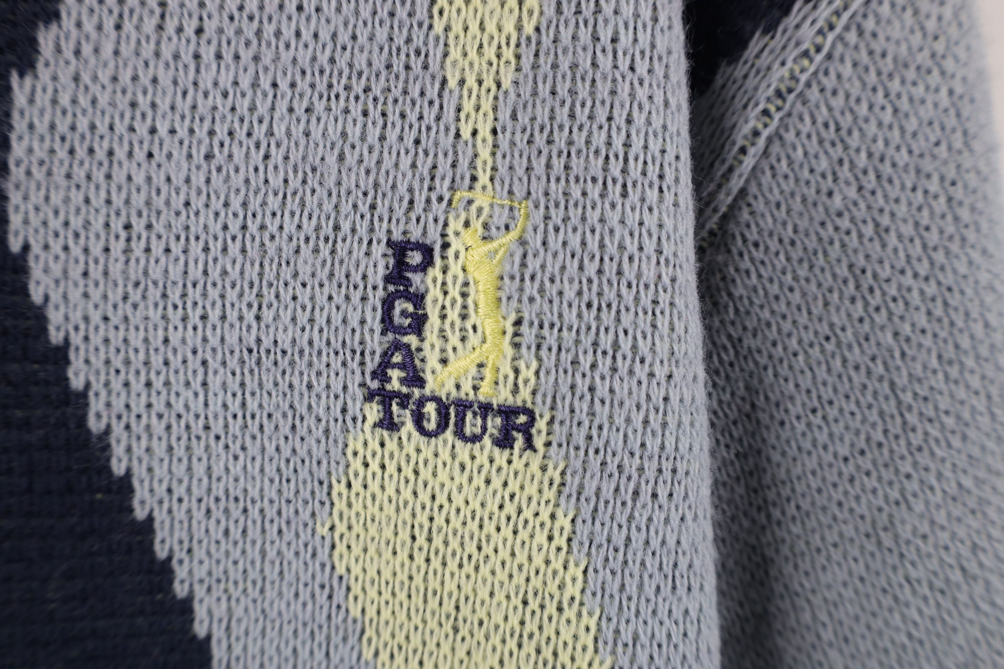 Vintage Vintage 70s 80s PGA Golf Diamond Knit V-Neck Sweater USA Size US M / EU 48-50 / 2 - 4 Thumbnail
