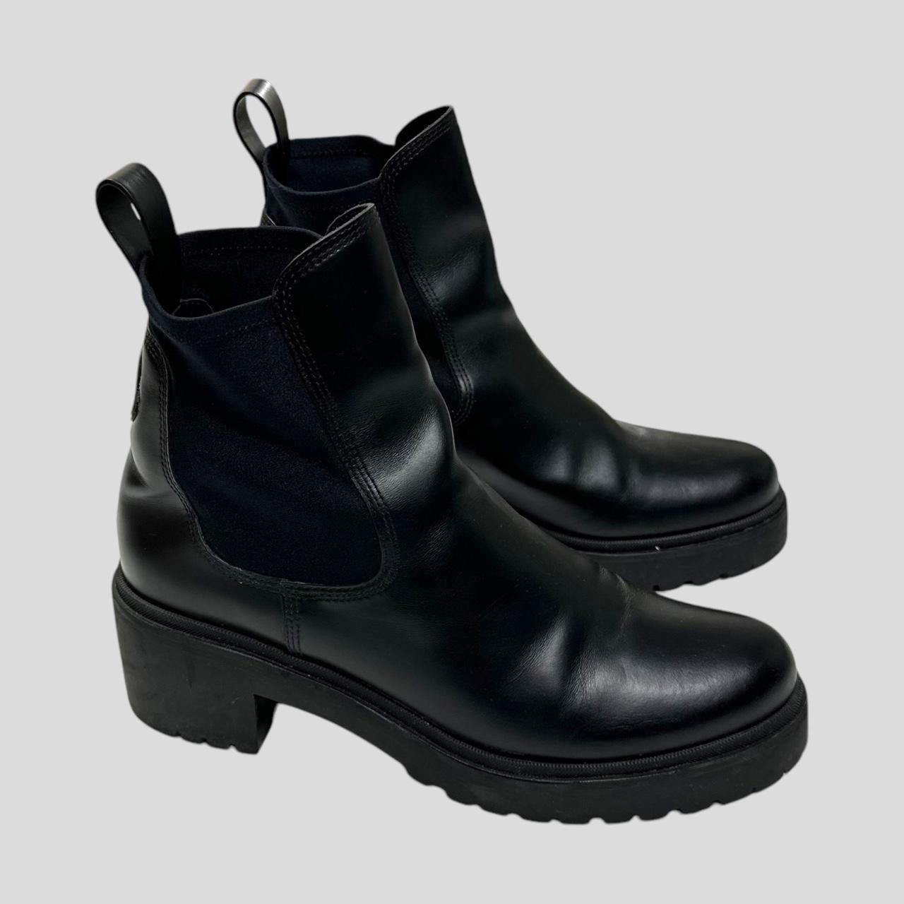 Moncler Moncler Vera Leather Chelsea Ankle Boot - UK8 Size US 10 / IT 40 - 4 Thumbnail