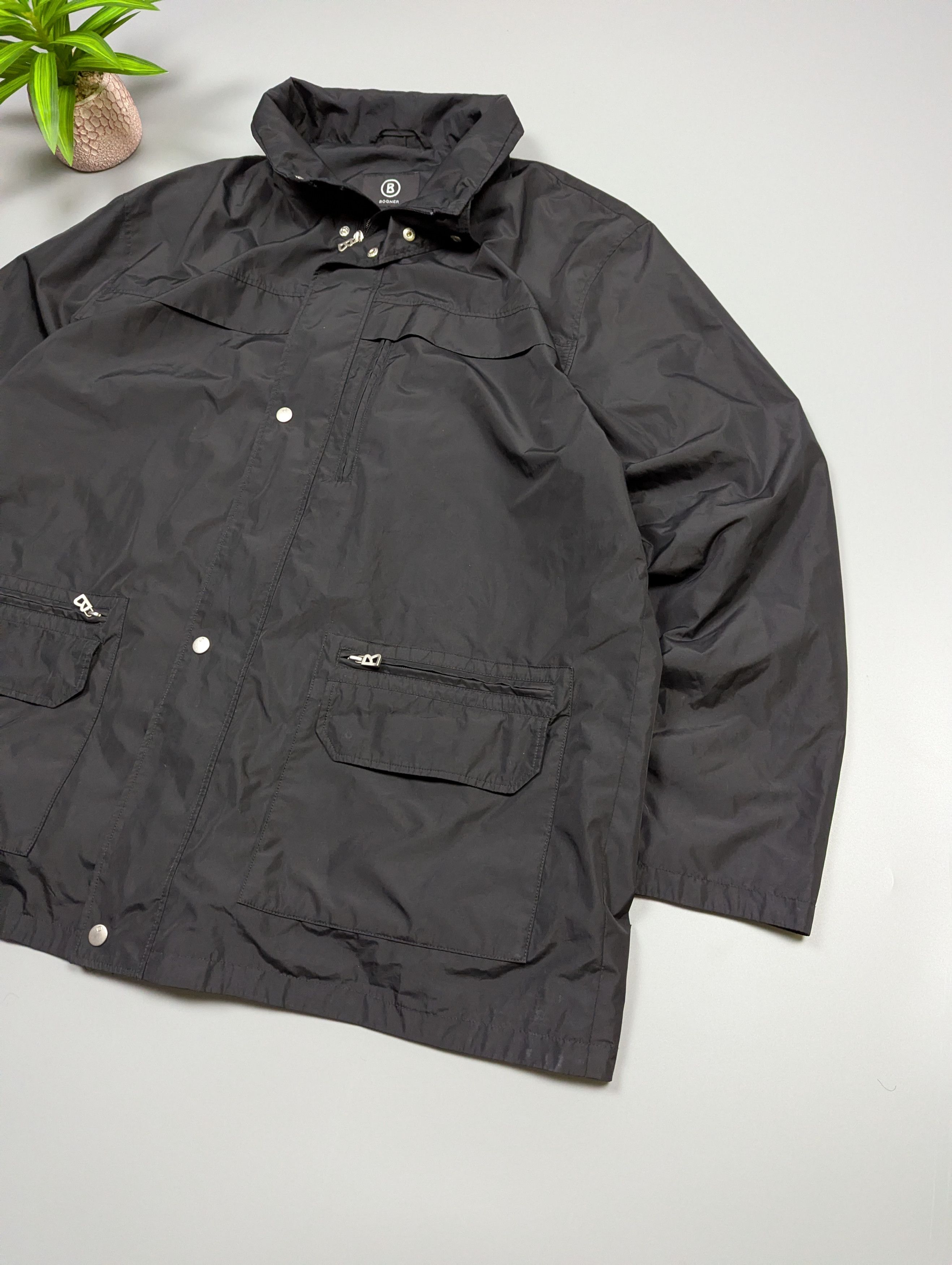 Bogner BOGNER WEATHER SYSTEM Black Windbreaker Jacket Waterproof Size US XXL / EU 58 / 5 - 6 Thumbnail