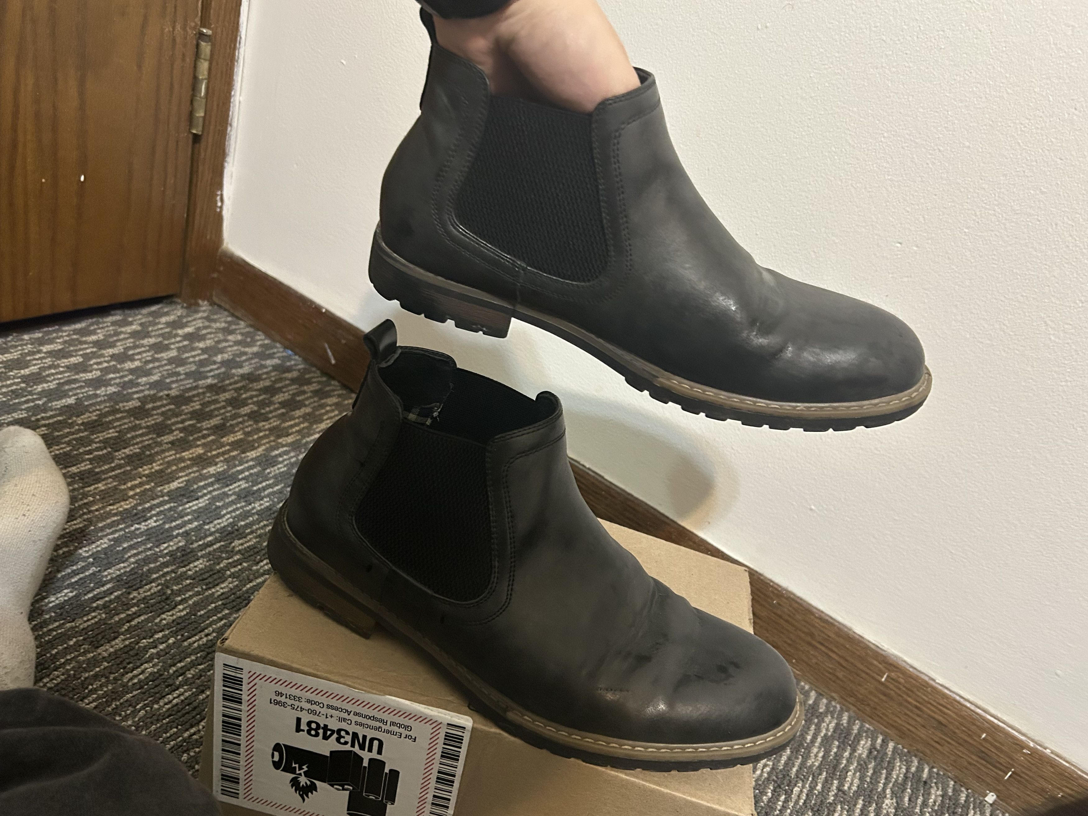 Other Bruno Marc Men's Chelsea Boots Classic Dress Size US 10 / EU 43 - 5 Thumbnail