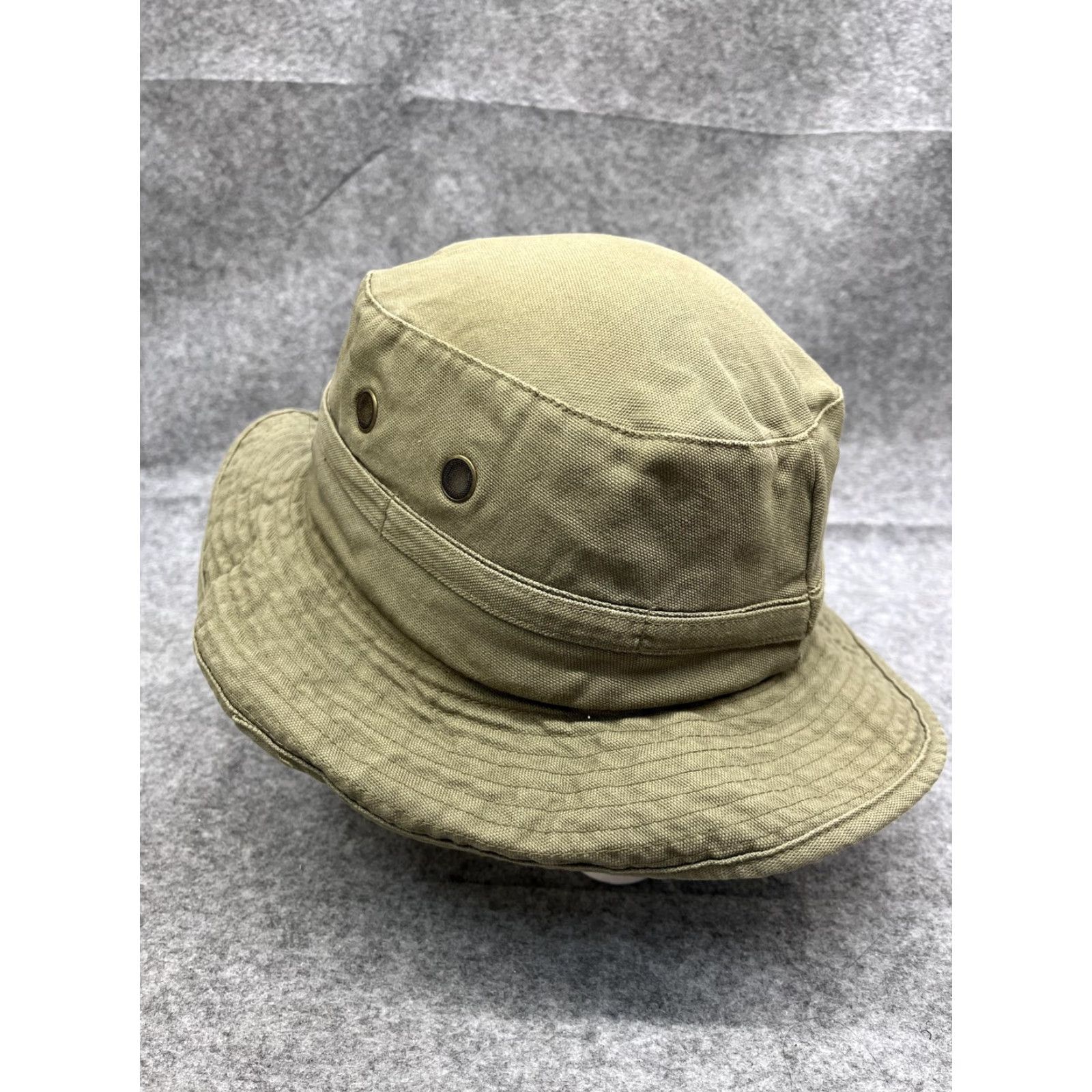 Vintage South Dakota Hat Bucket Mens Large Green Cotton Wide Brim Outdoor Size ONE SIZE - 5 Thumbnail