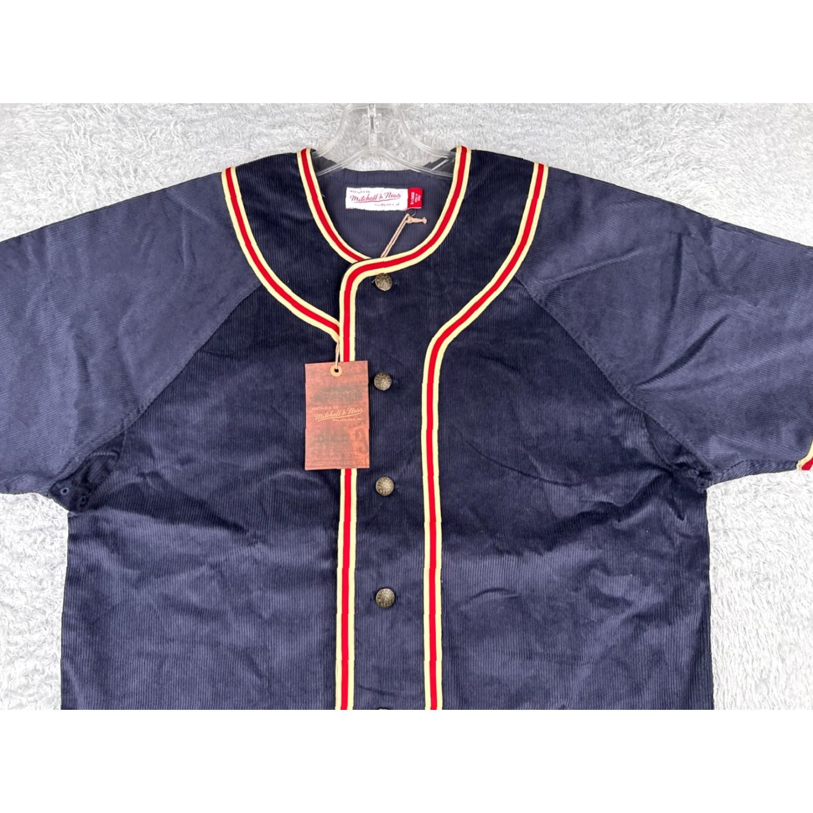 Mitchell & Ness VINTAGE Mitchell & Ness x Fred Segal Jersey Men XL Blue Corduroy LA #61 NEW Size US XL / EU 56 / 4 - 4 Thumbnail