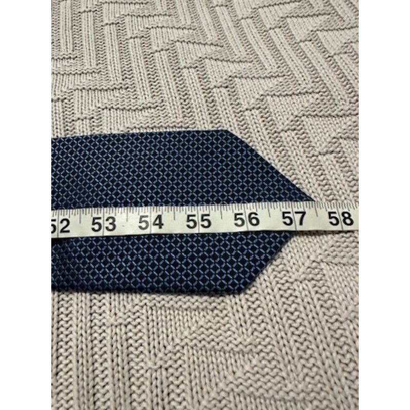 Brooks Brothers Brooks Brothers navy blue diamond geometric silk tie Size ONE SIZE - 3 Thumbnail