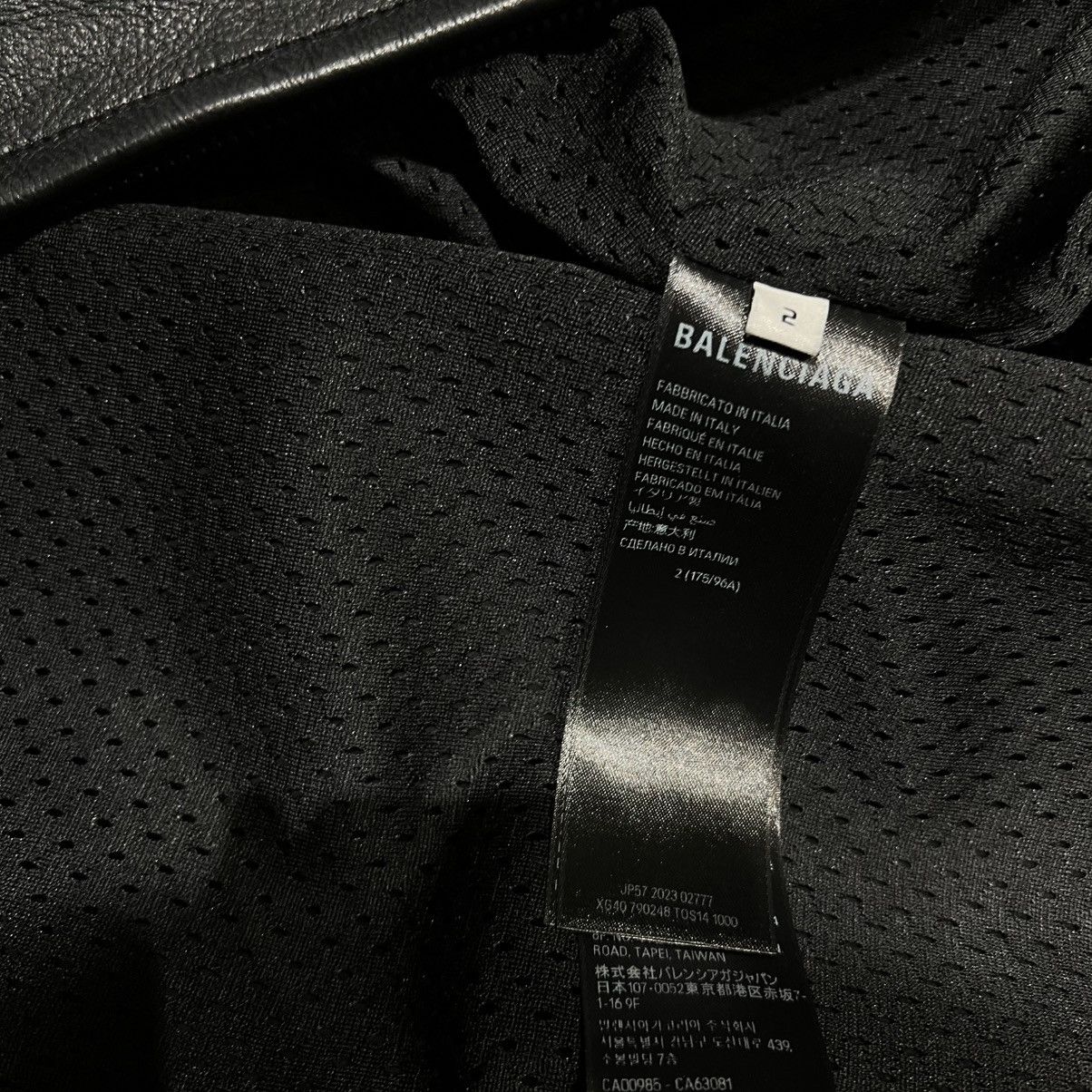 Balenciaga Balenciaga Hooded Leather Biker Coat Size US L / EU 52-54 / 3 - 7 Thumbnail