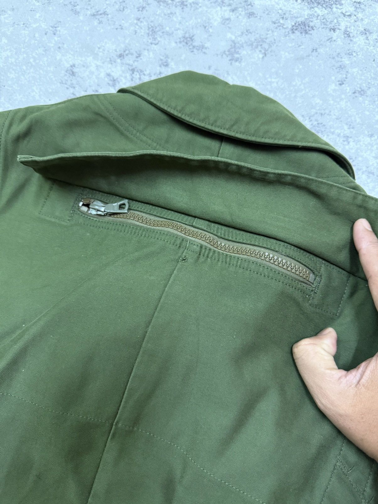 Vintage 1970s Swedish Army m59 tank drivers jacket. Size US S / EU 44-46 / 1 - 17 Thumbnail