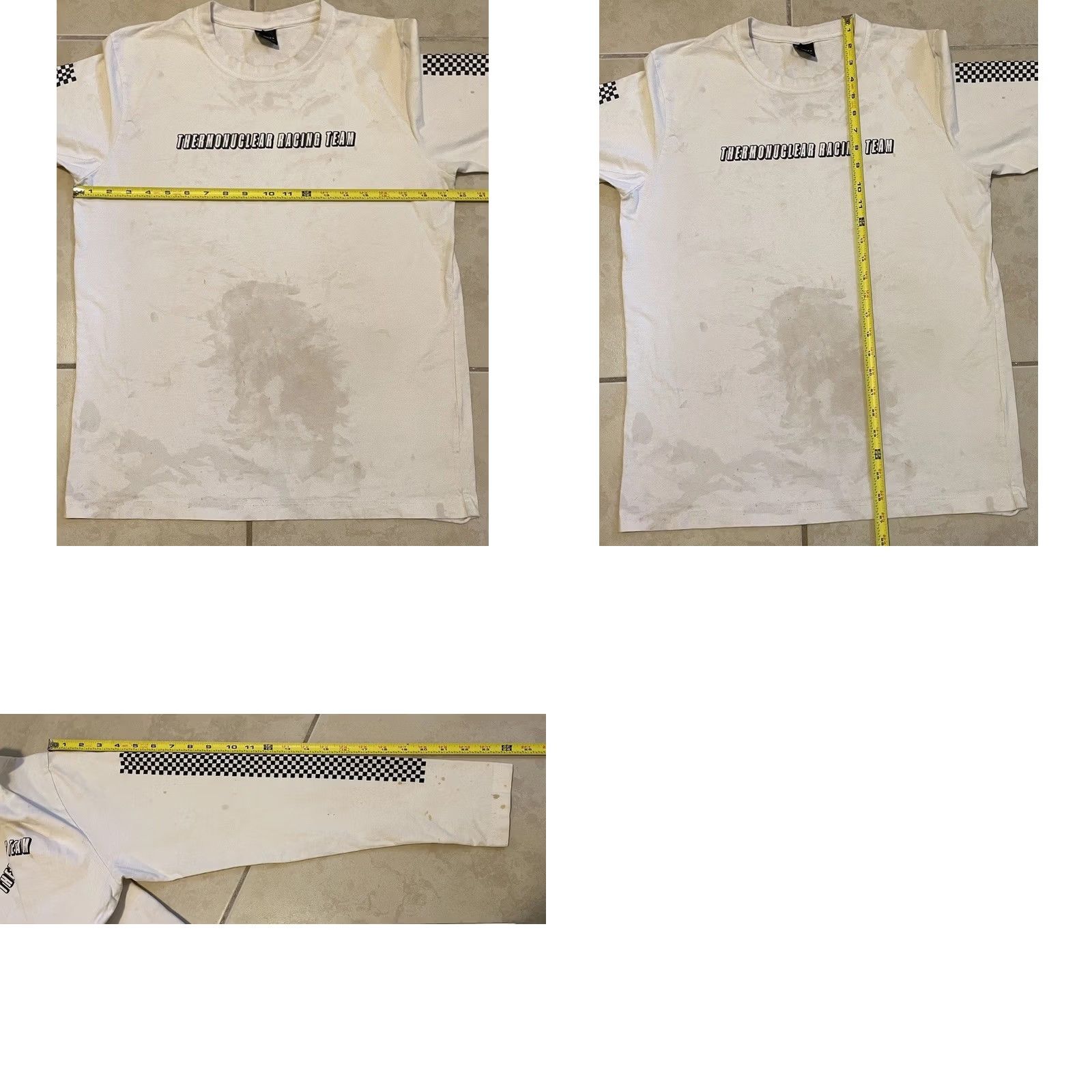 Oakley VINTAGE Oakley Thermonuclear Racing Team Faded Distressed Shirt M White 90s Rock Biker Military USA Mens Size US M / EU 48-50 / 2 - 11 Thumbnail