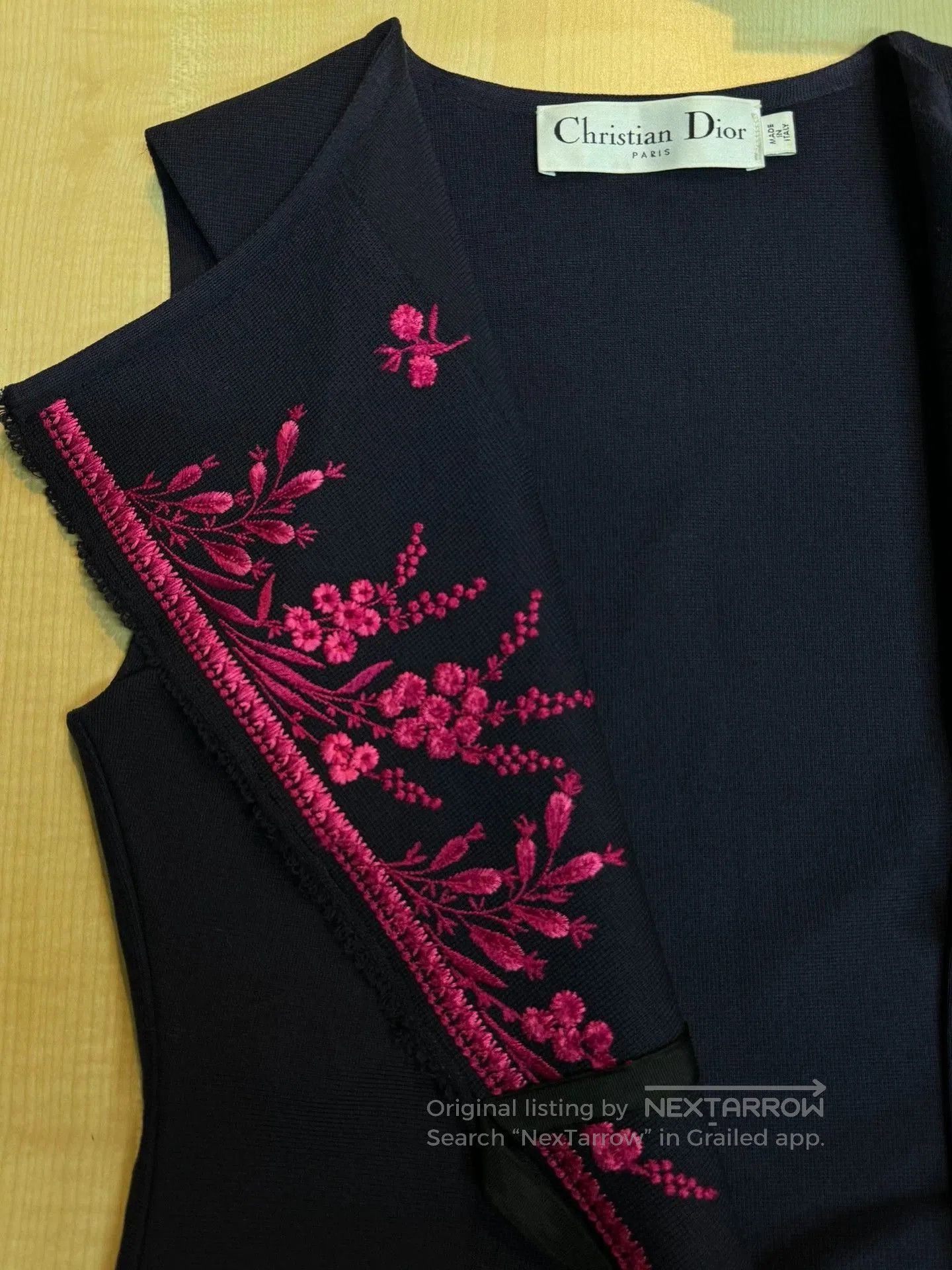 Dior dior raf simons floral embroidered vest. Size US M / EU 48-50 / 2 - 4 Thumbnail