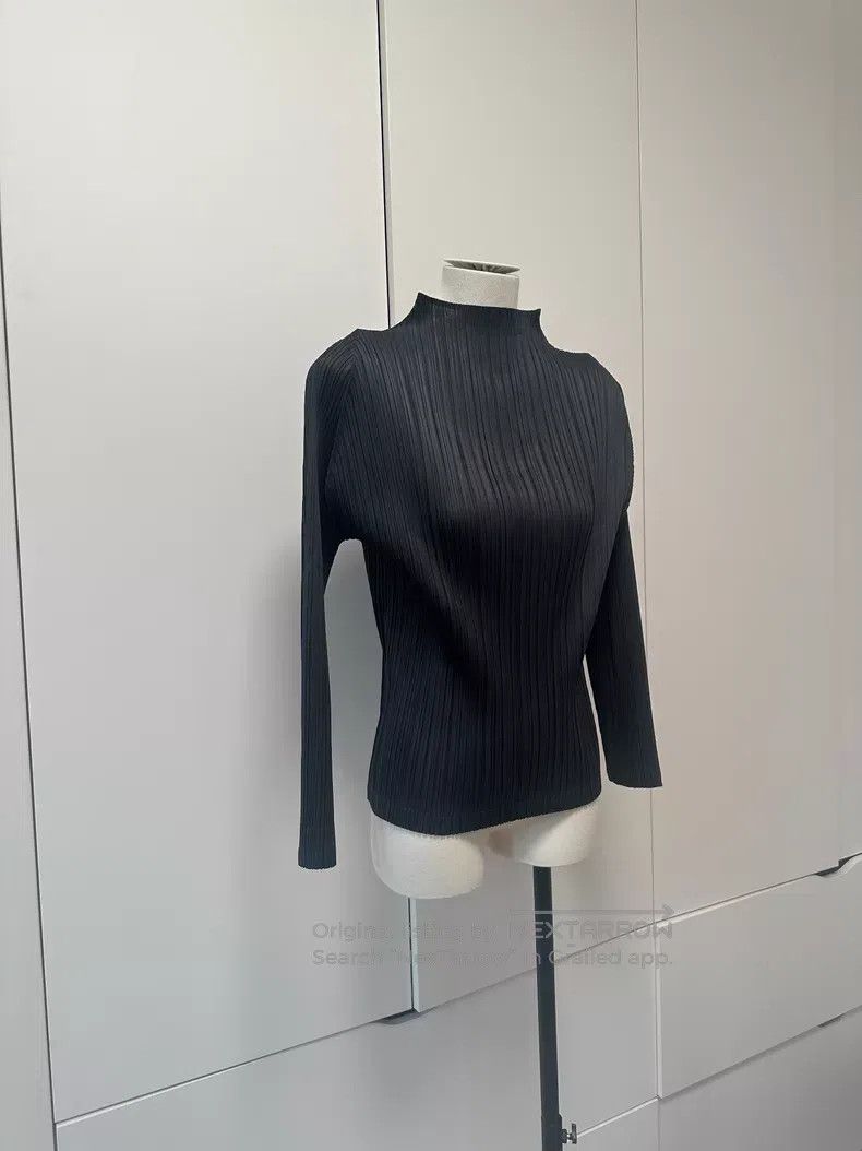 Issey Miyake Issey Miyake Black Long Sleeve Size L / US 10 / IT 46 - 2 Thumbnail