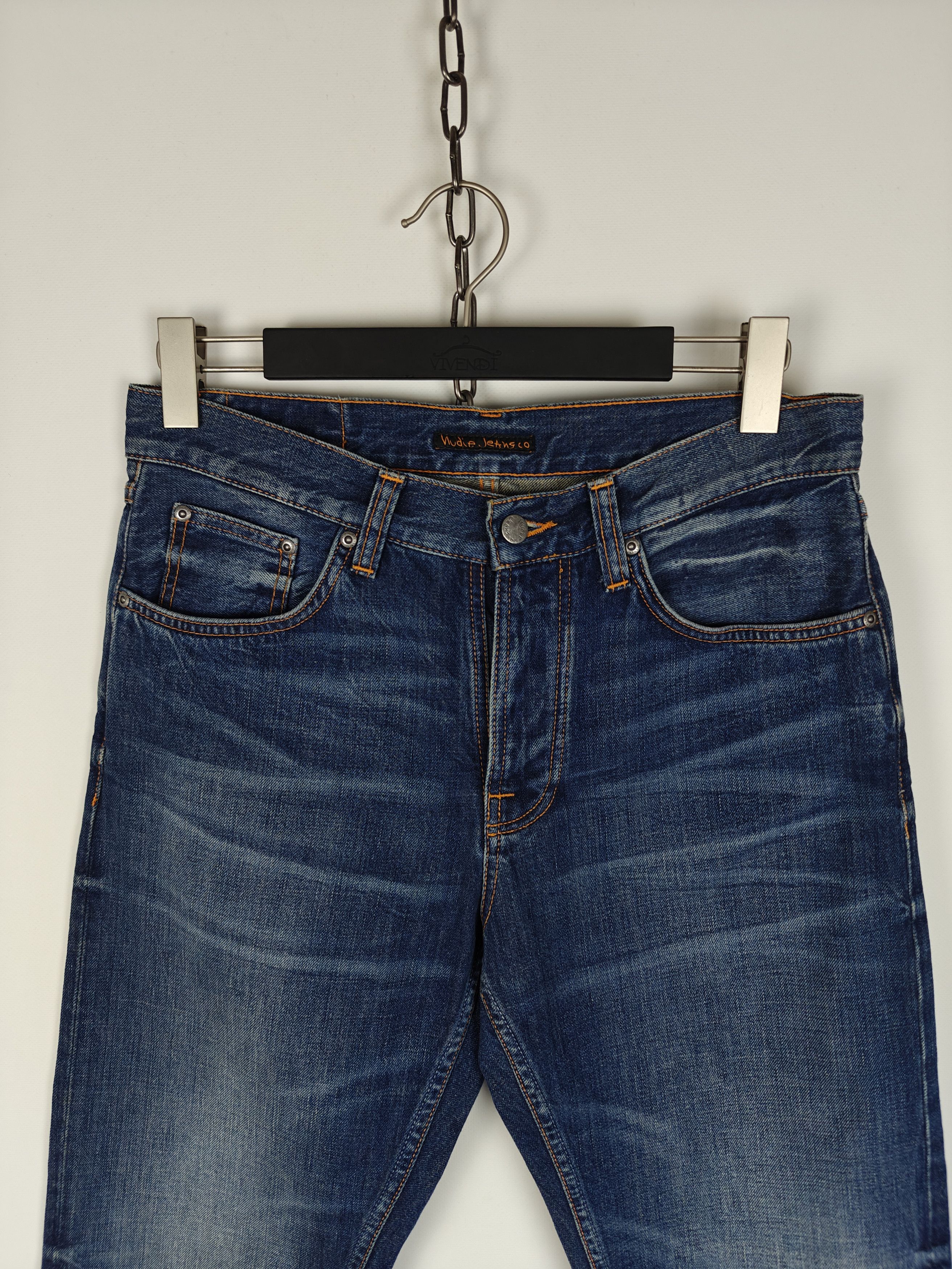 Nudie Jeans Nudie Jeans Rigid Dream Blue Denim Pants size 31x30 Size US 31 - 2 Thumbnail