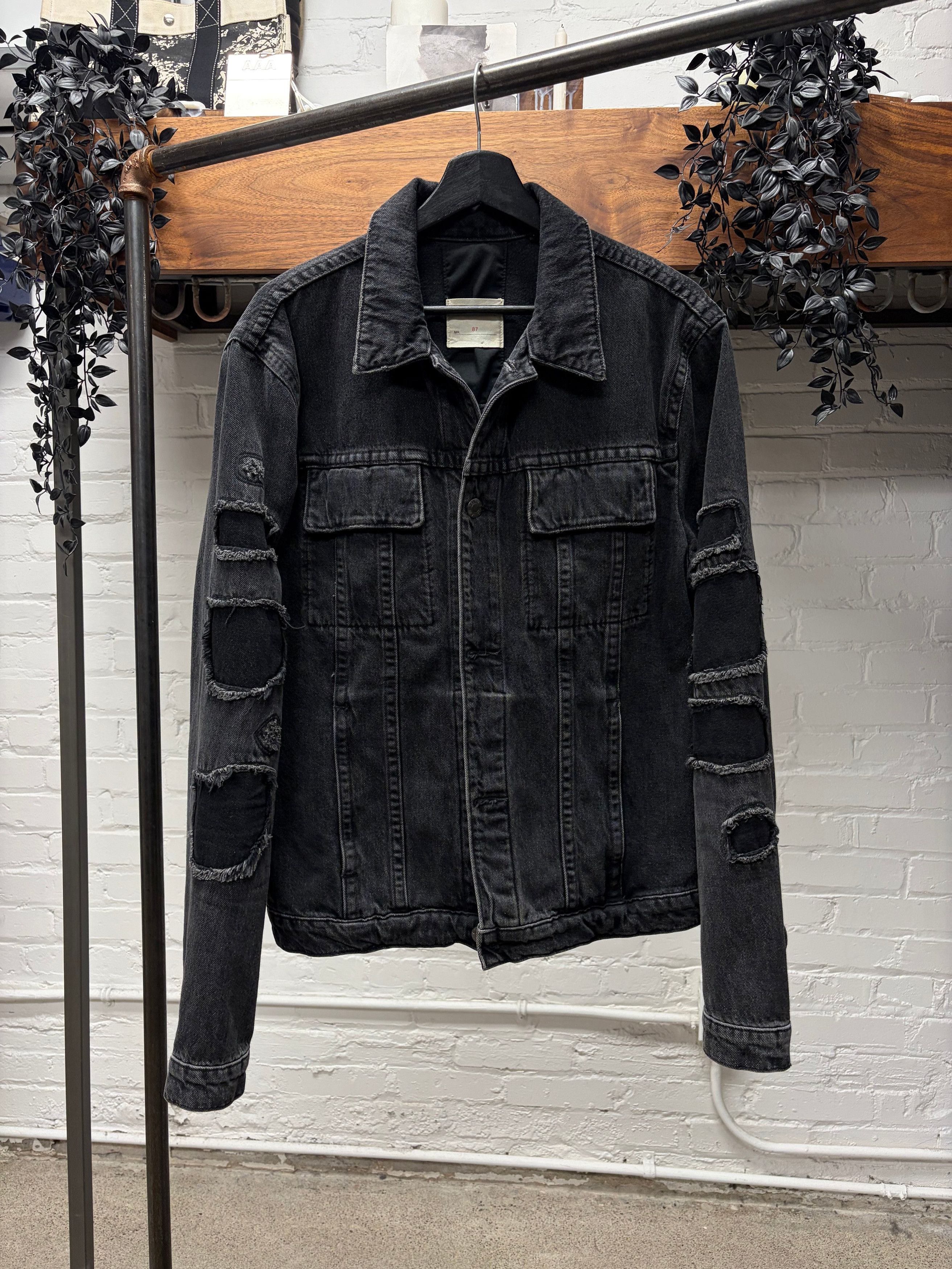 HELMUT LANG 本人期 96年 希少50 Trucker Jacket Helmut Lang Helmut Lang 1996 Archive 1-Pocket Cotton Work Jacket