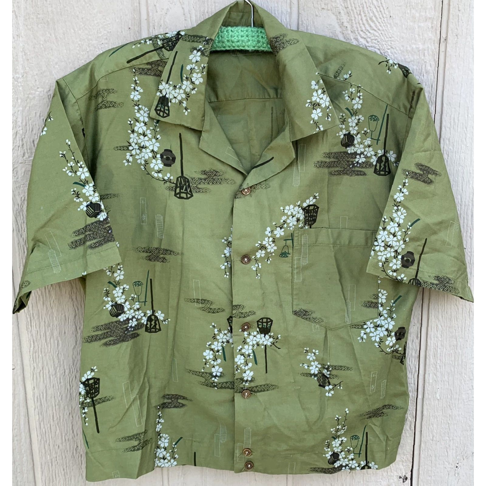 J Brand VINTAGE Hookano Brand made in Hawaii shirt Hawaiian asian tiki aloha size L Size US L / EU 52-54 / 3 - 3 Thumbnail