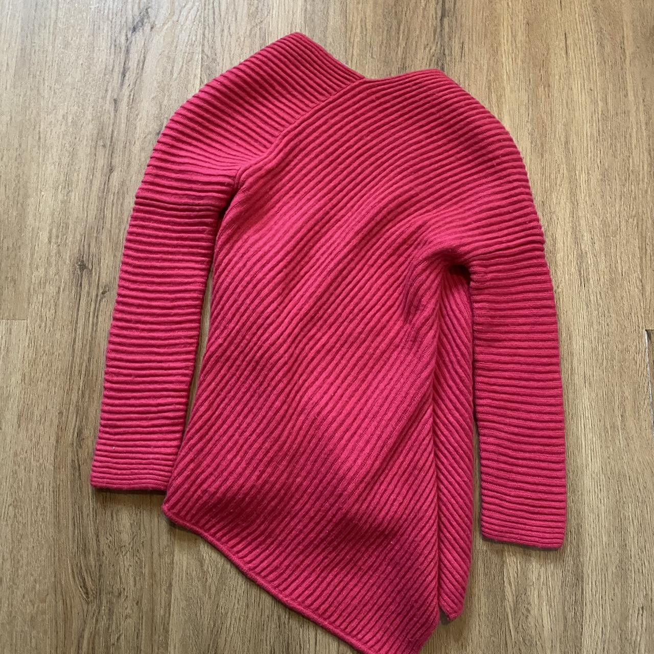 Armani Exchange Armani Exchange Pink asymmetric knit sweater Size US S / EU 44-46 / 1 - 2 Thumbnail