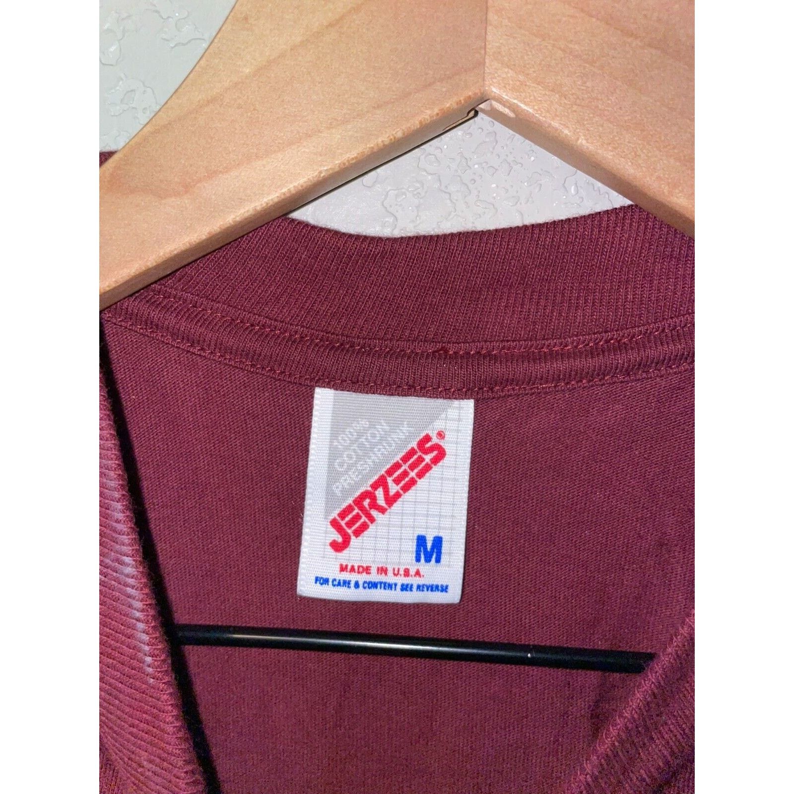 Jerzees Vintage Gettysburg Shirt Wildflowers Flower Red Tee 90s VTG Size US M / EU 48-50 / 2 - 10 Thumbnail
