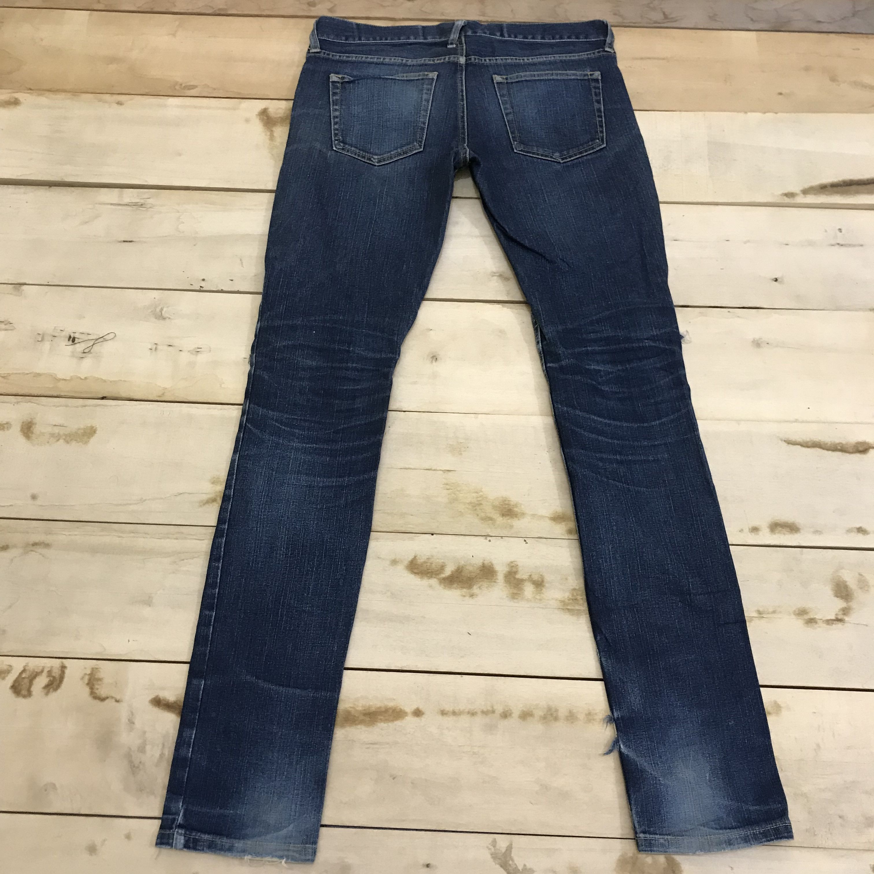 Japanese Brand X234 PPFM JAPANESE BRAND RIPPED DESTROYED SKINNY JEANS Size 34" / US 12 / IT 48 - 7 Thumbnail