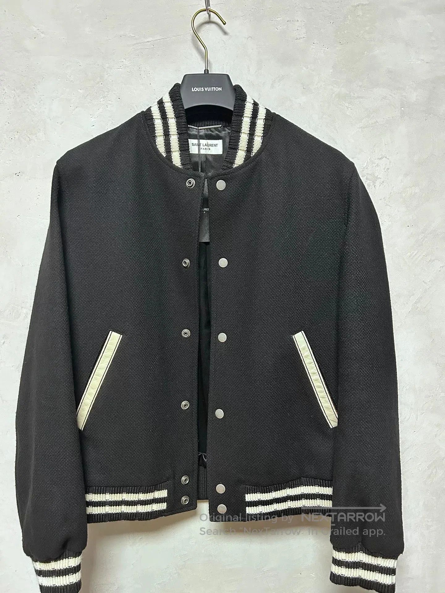 Saint Laurent Paris Saint Laurent Classic Signature Baseball Jacket. Size US M / EU 48-50 / 2 - 1 Thumbnail