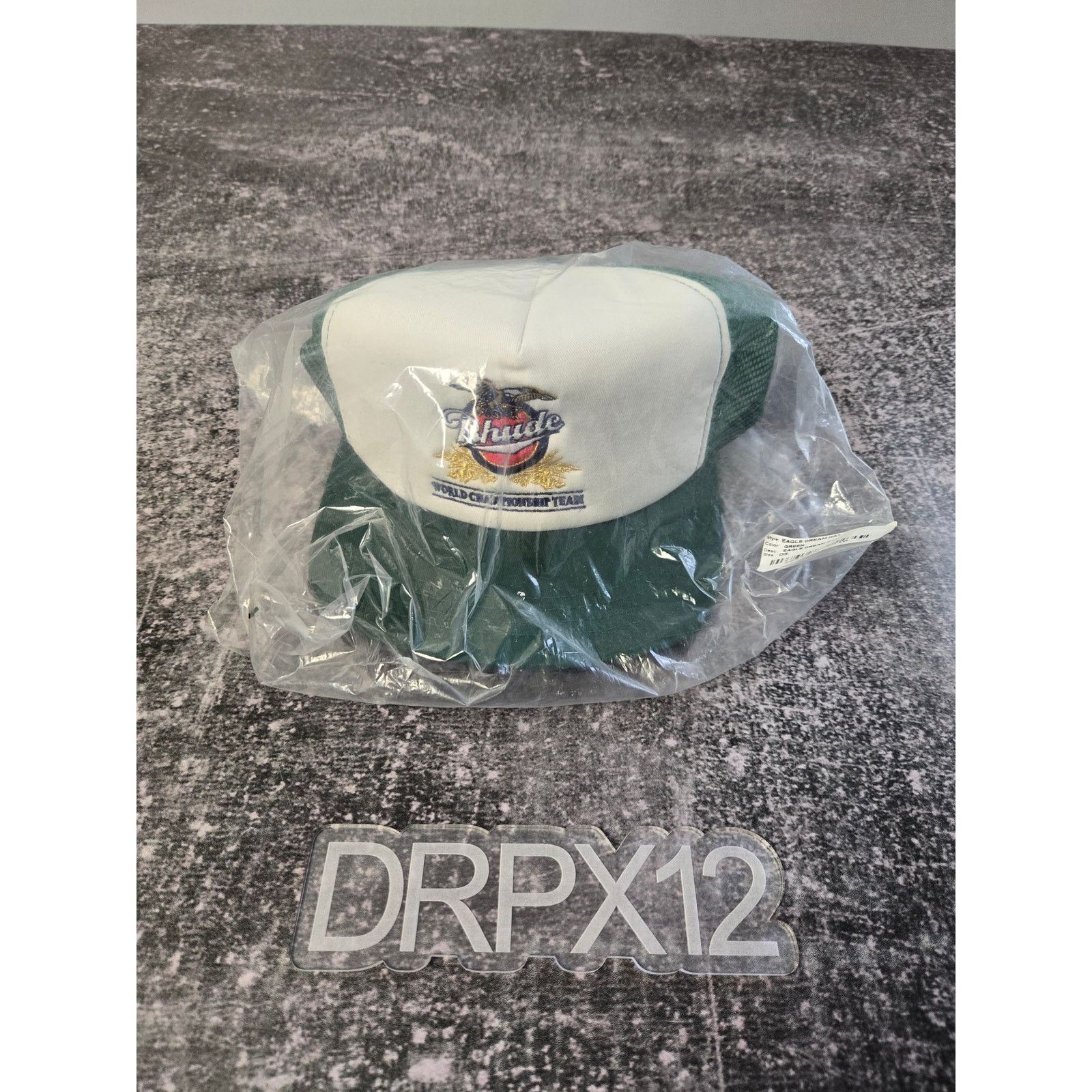 Rhude RHUDE Eagle Dream Green Trucker Hat O/S New! Size ONE SIZE - 2 Thumbnail