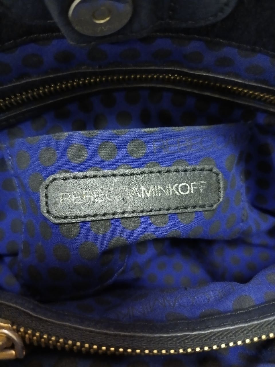 Designer × Leather REBECCA MINKOFF LEATHER CHAIN 2WAYS BAG Size ONE SIZE - 9 Thumbnail