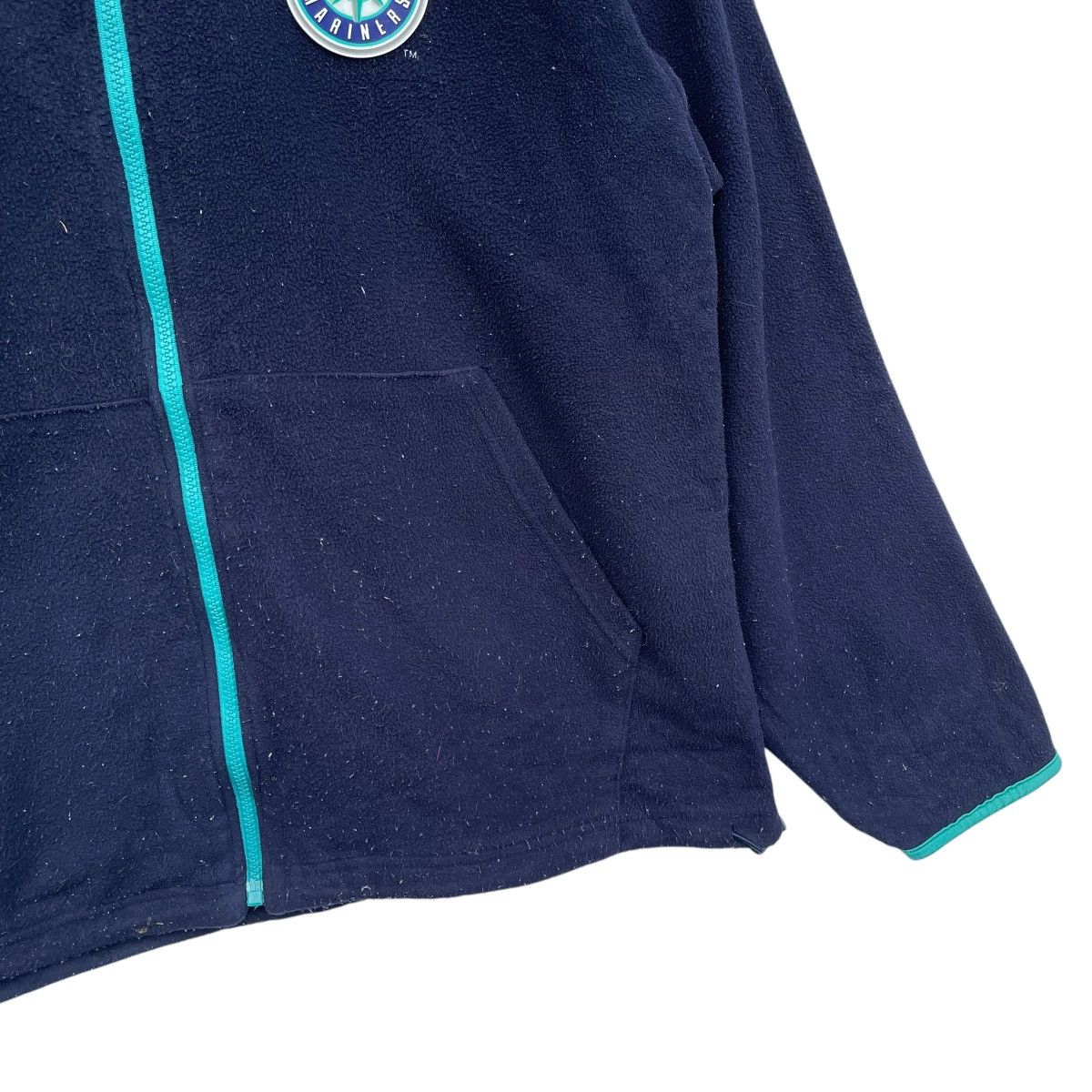 MLB 💥Vintage Seattle Mariners Baseball Fleece Jacket Size US M / EU 48-50 / 2 - 5 Thumbnail