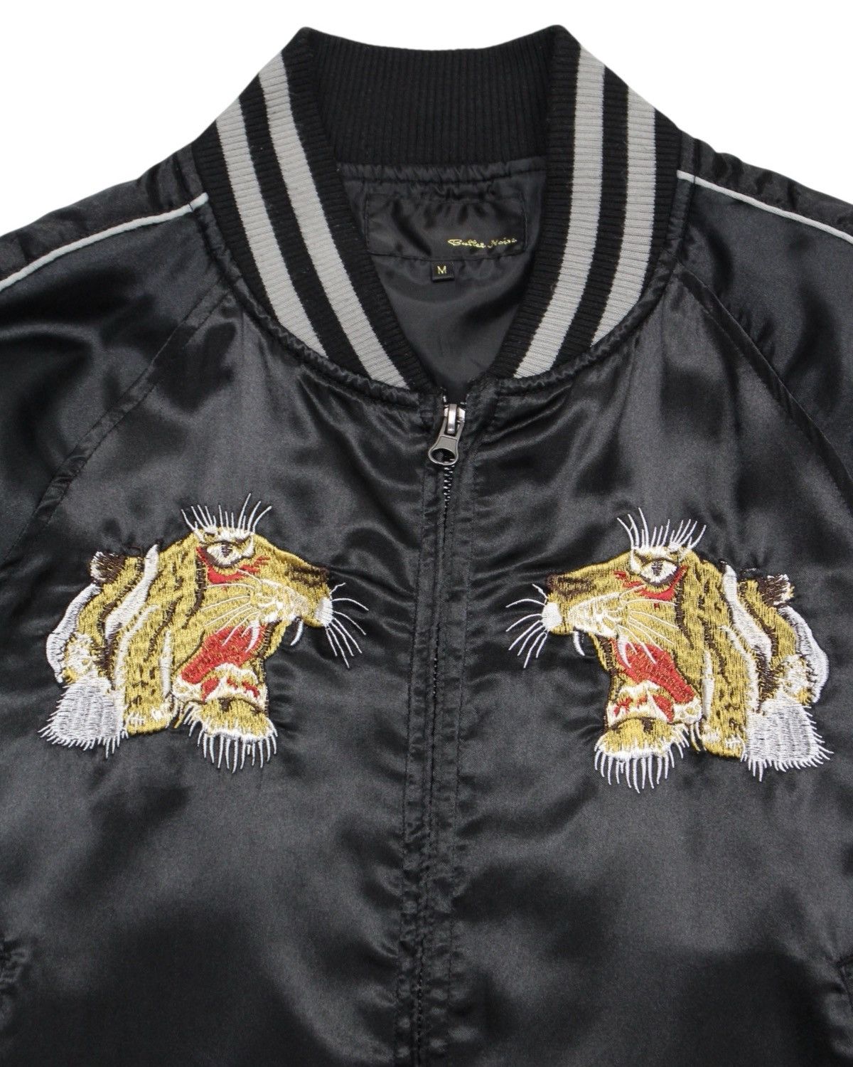 Bullet Noise 2000S BULLET NOISE BLACK TIGER SUKAJAN SATIN JACKET Size US M / EU 48-50 / 2 - 3 Thumbnail