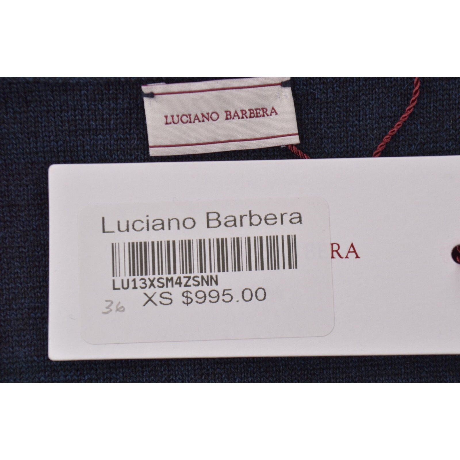 Luciano Barbera Luciano Barbera Sweater Size US XS in Blue Size US XS / EU 42 / 0 - 3 Thumbnail