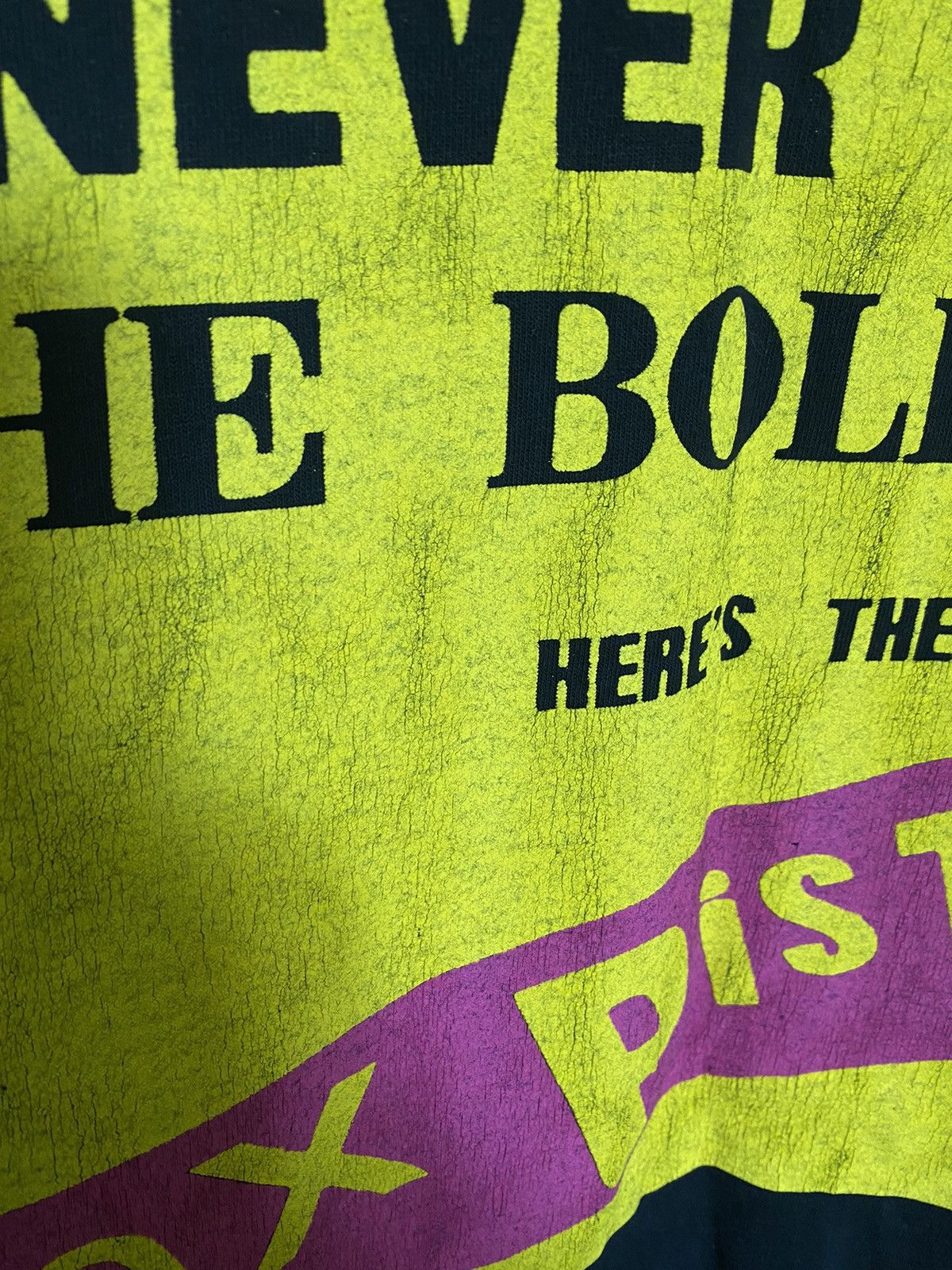 Band Tees × Vintage Vintage 90s Sex Pistols Never Mind The Bollocks-God Tee Size US L / EU 52-54 / 3 - 6 Thumbnail