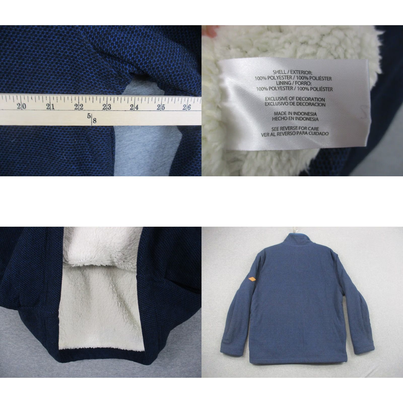 Orvis Orvis Pullover L Men's Sherpa Lined Blue 1/4 Zip Heavyweight Size US L / EU 52-54 / 3 - 8 Thumbnail