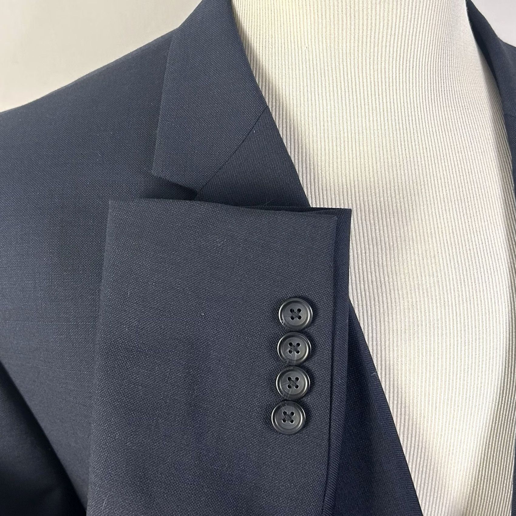 Pronto Uomo Pronto Uomo 52R Sport Coat Navy Blue Wool Two-Button Lined Double-Vented Men’s Jacket Coat Size US XS / EU 42 / 0 - 5 Thumbnail