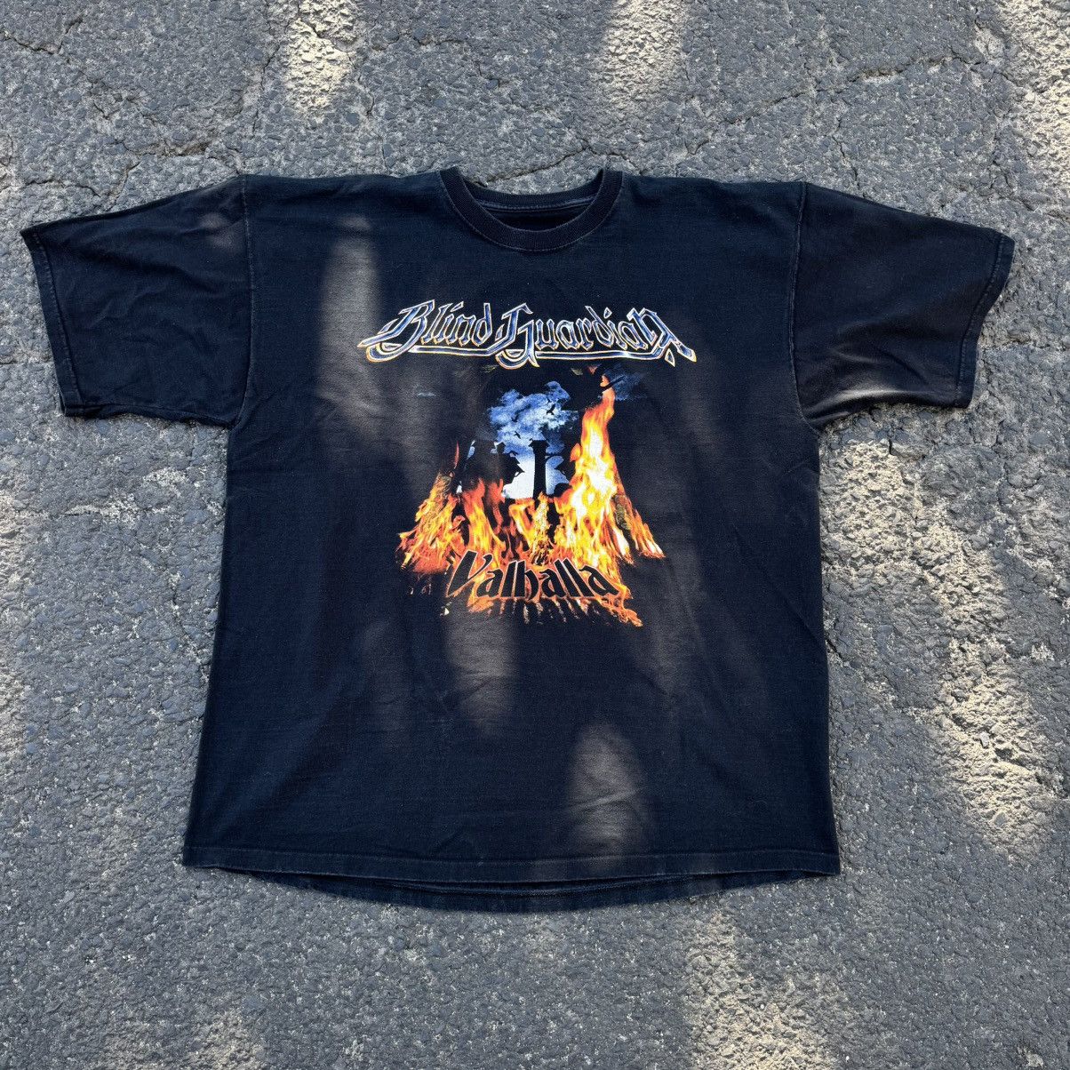 Band Tees Blind Guardian Valhalla Album Metal Band Tee Vintage Washed Size US XXL / EU 58 / 5 - 11 Thumbnail