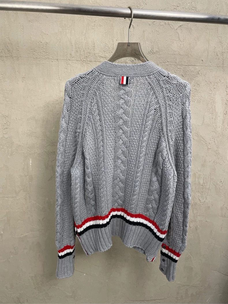 Thom Browne Thom Browne size3 Knitted cardigan Size US L / EU 52-54 / 3 - 4 Thumbnail