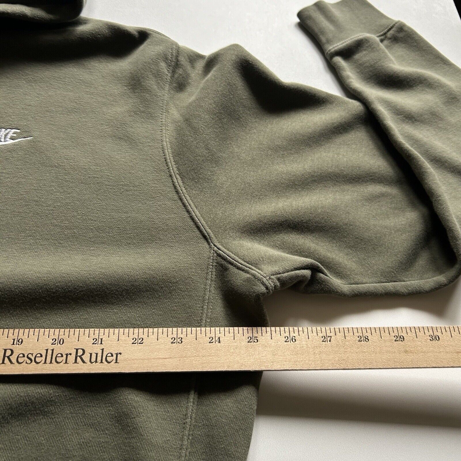 Nike Vintage Y2K Nike Swoosh Basic Hoodie Sweatshirt Large Green Size US L / EU 52-54 / 3 - 4 Thumbnail