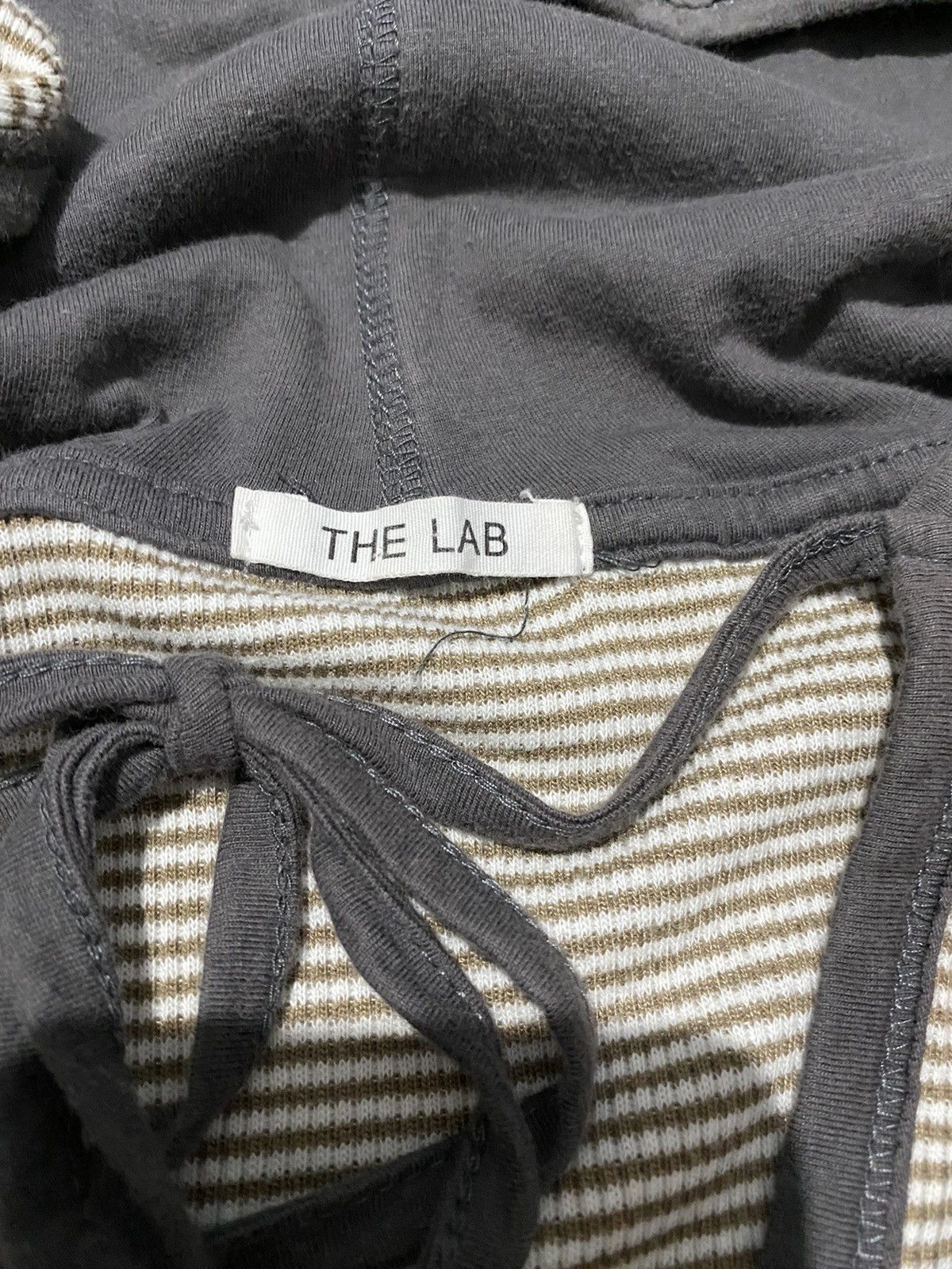 If Six Was Nine × Japanese Brand × Le Grande Bleu (L.G.B.) Vintage The Lab Buyrus 2 patch spider striped hoodie Size US M / EU 48-50 / 2 - 8 Thumbnail