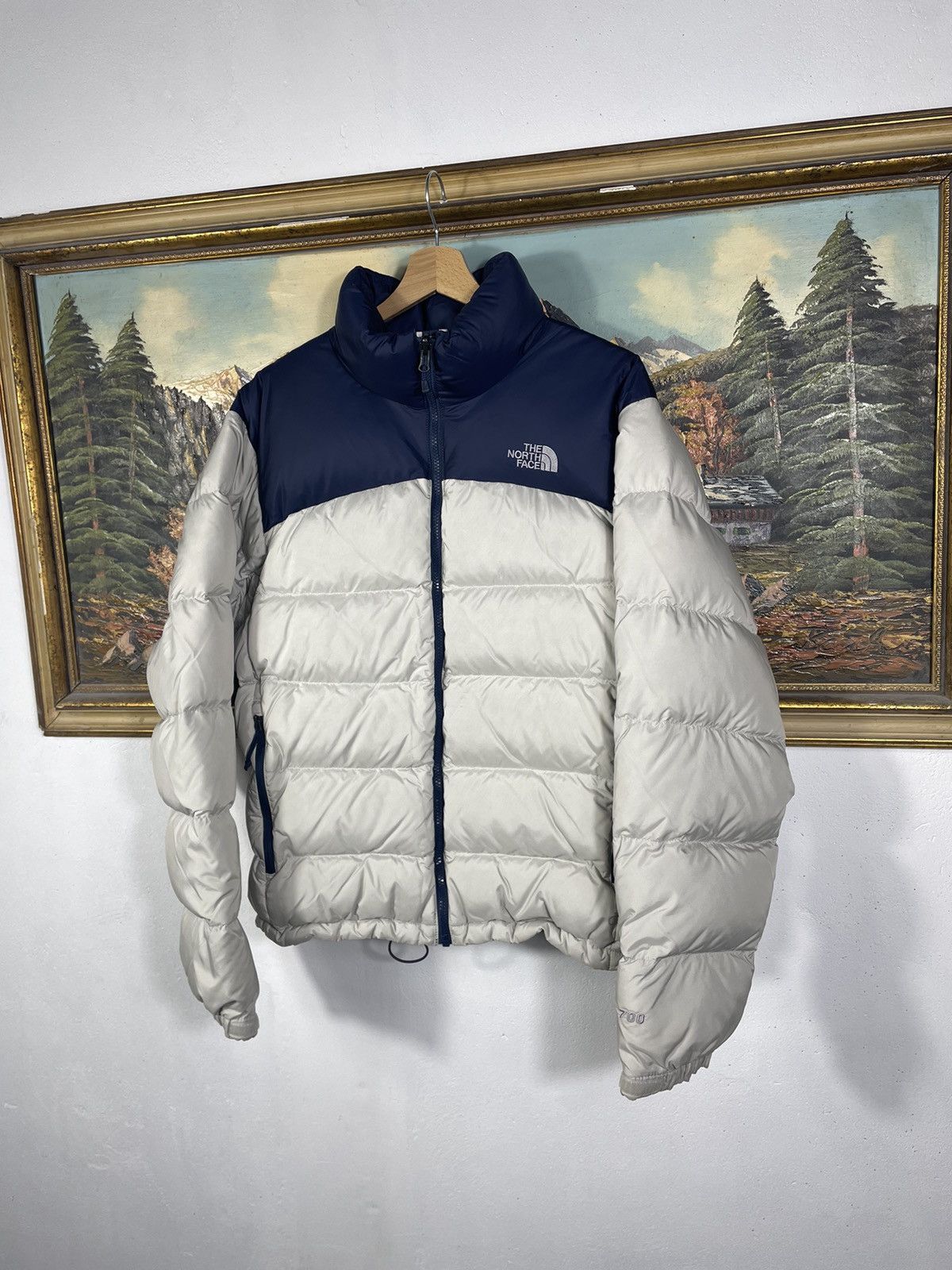 The North Face × Vintage Beige TNF Retro 00s Jacket Travis Scott Kylie Jenner Vibe Size US M / EU 48-50 / 2 - 2 Thumbnail