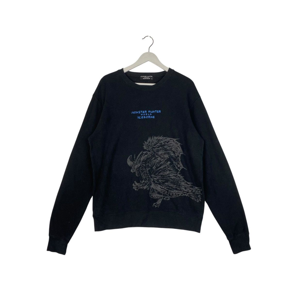 Vintage Vintage Monster Hunter Embroidered Crewneck Sweatshirt Black Size US L / EU 52-54 / 3 - 1 Thumbnail