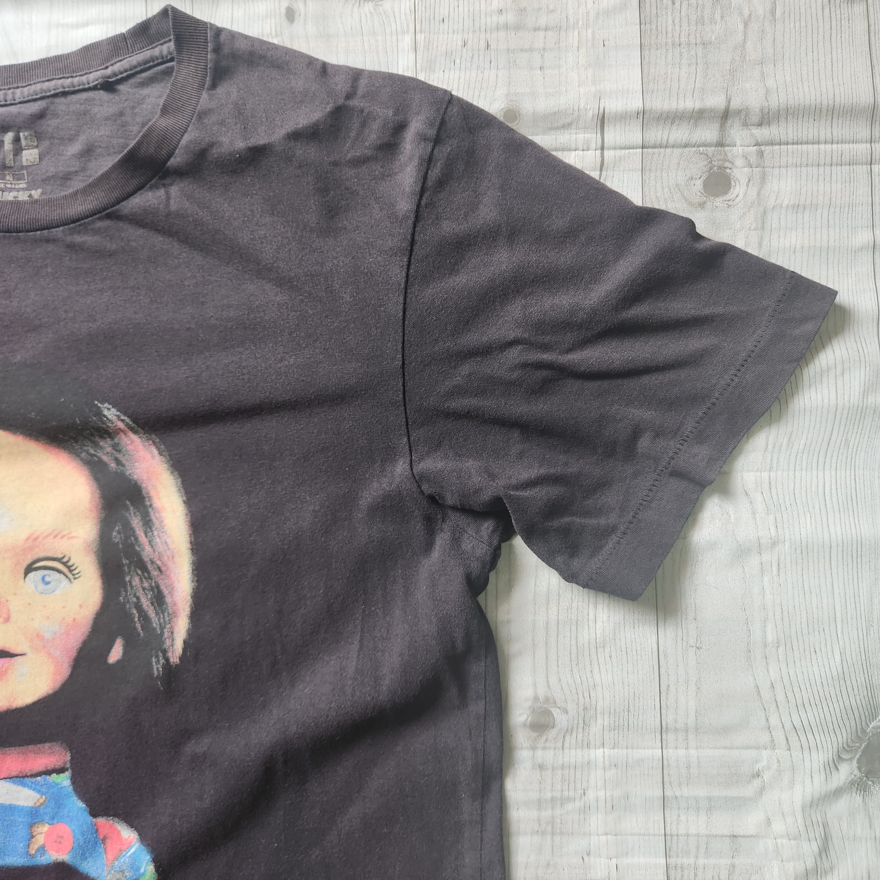Expert Horror × Uniqlo Vintage Y2K Thrashed Horror Chucky Movie TShirt Size US M / EU 48-50 / 2 - 8 Thumbnail