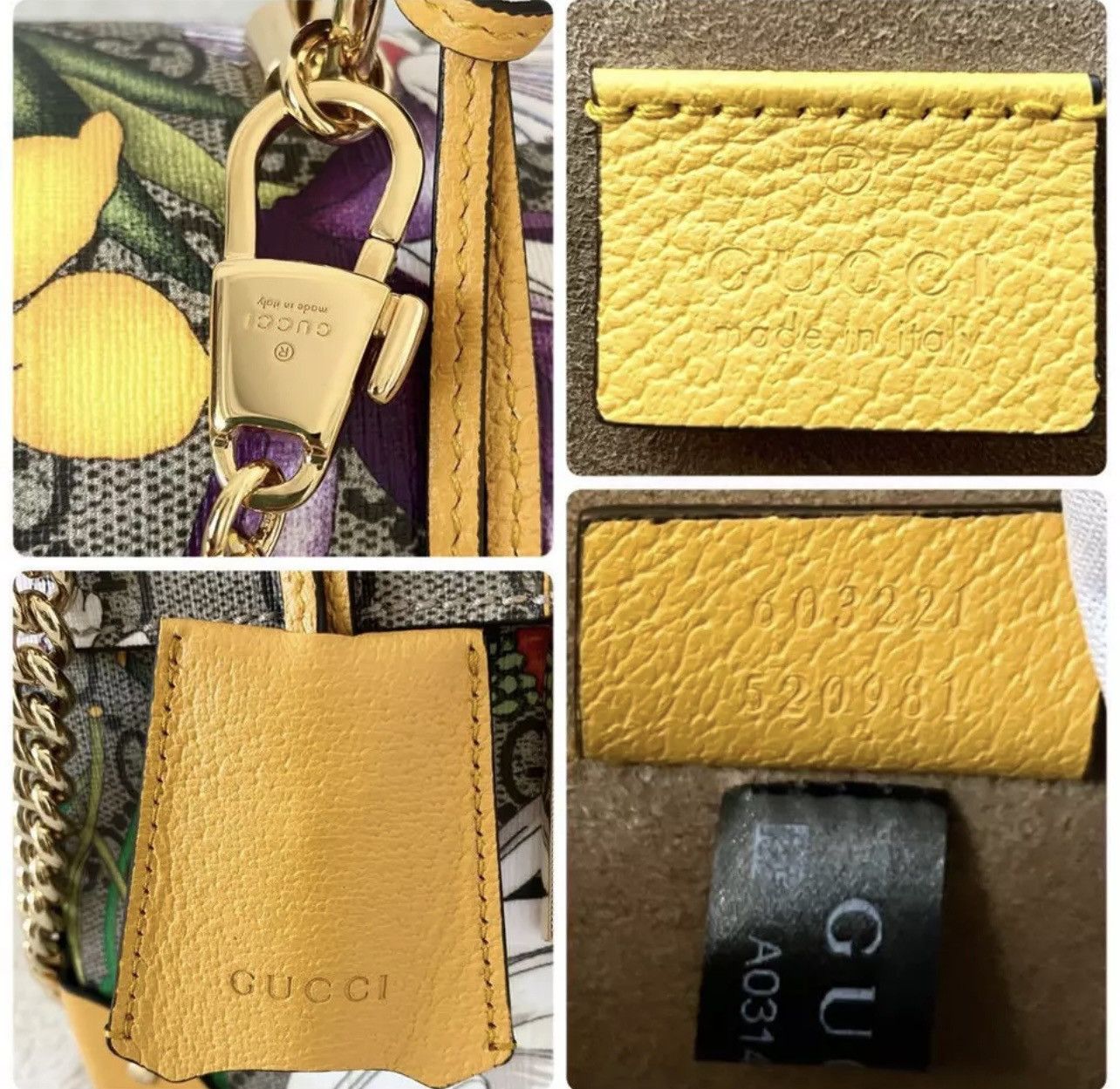 Gucci GUCCI GG Flora Padlock Bamboo Multicolor Limited Edition Size ONE SIZE - 10 Thumbnail