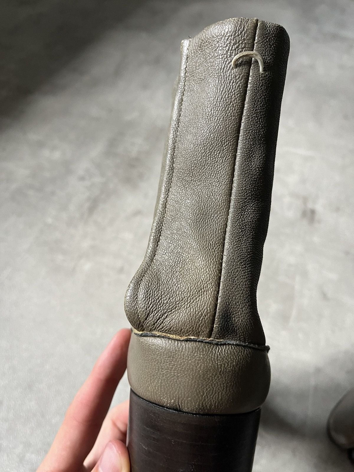 Maison Margiela Maison Margiela Tabi heel leather boots Size US 11 / IT 41 - 11 Thumbnail