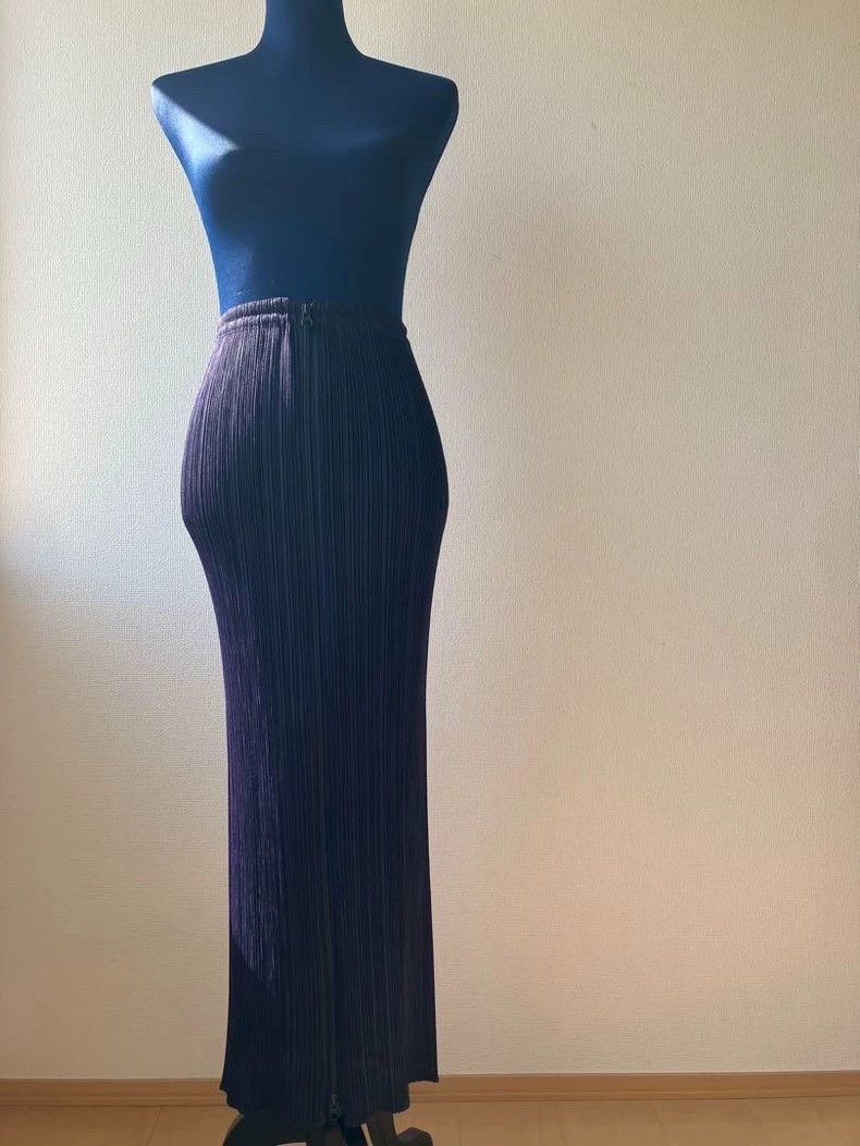 Issey Miyake Issey Miyake Classic Zipper Skirt - dmc Size US 30 / EU 46 - 1 Thumbnail