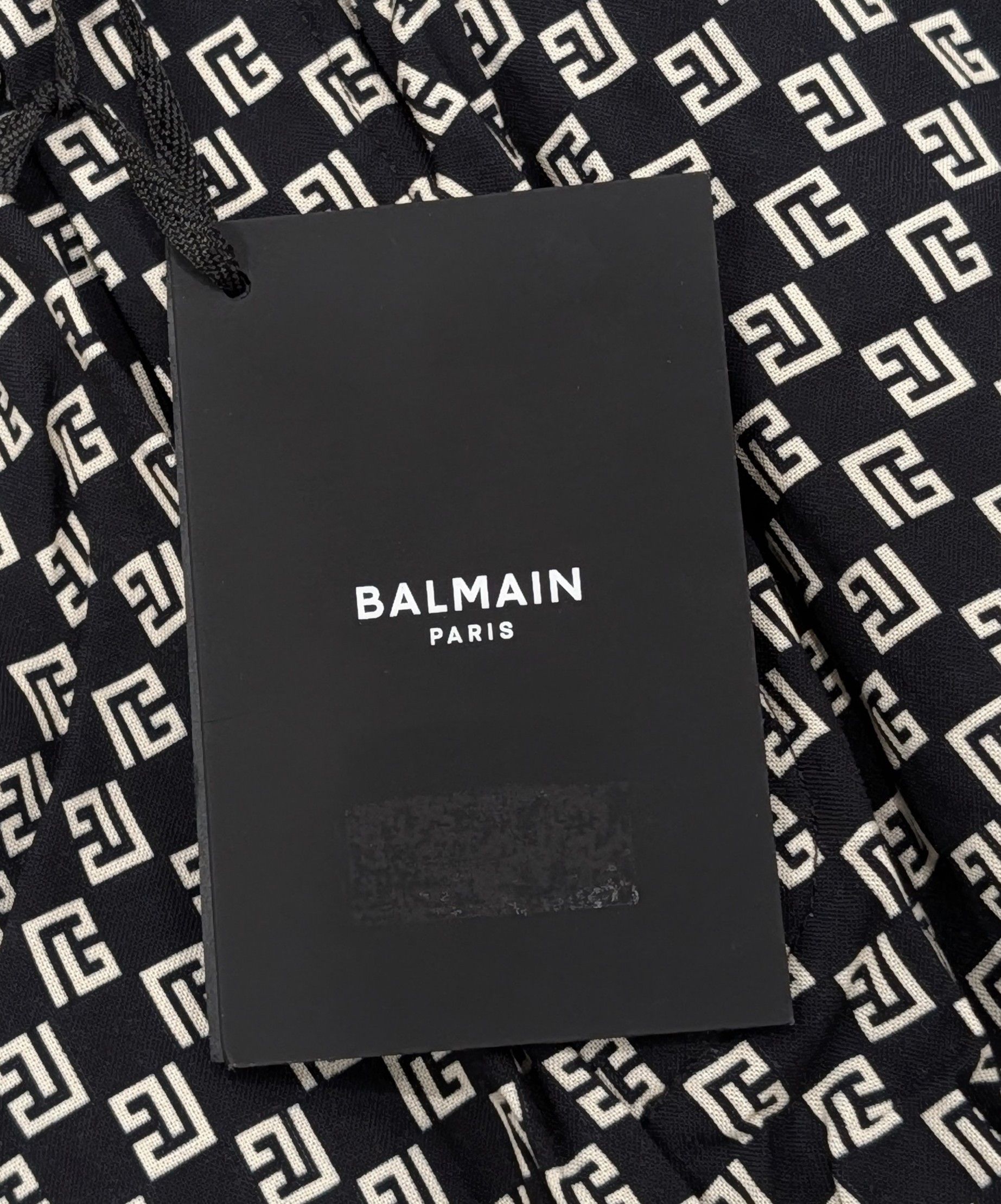 Balmain BALMAIN Mini Monogram Paisley Jogger Pants Black 50 US 34 Size US 34 / EU 50 - 9 Thumbnail