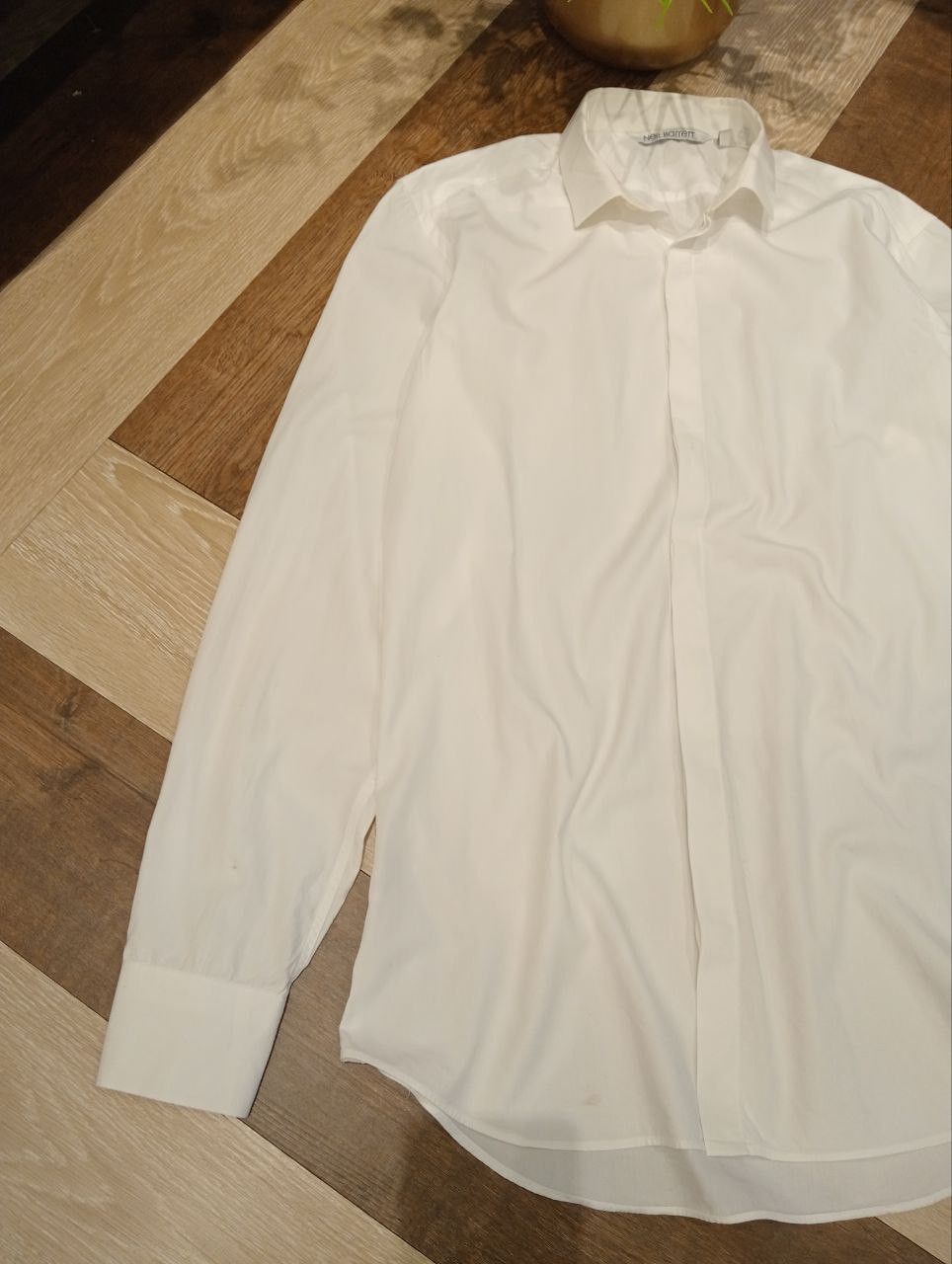Neil Barrett NEIL BARRETT SLIM FIT WHITE SHIRT - WHITE Size US L / EU 52-54 / 3 - 5 Thumbnail