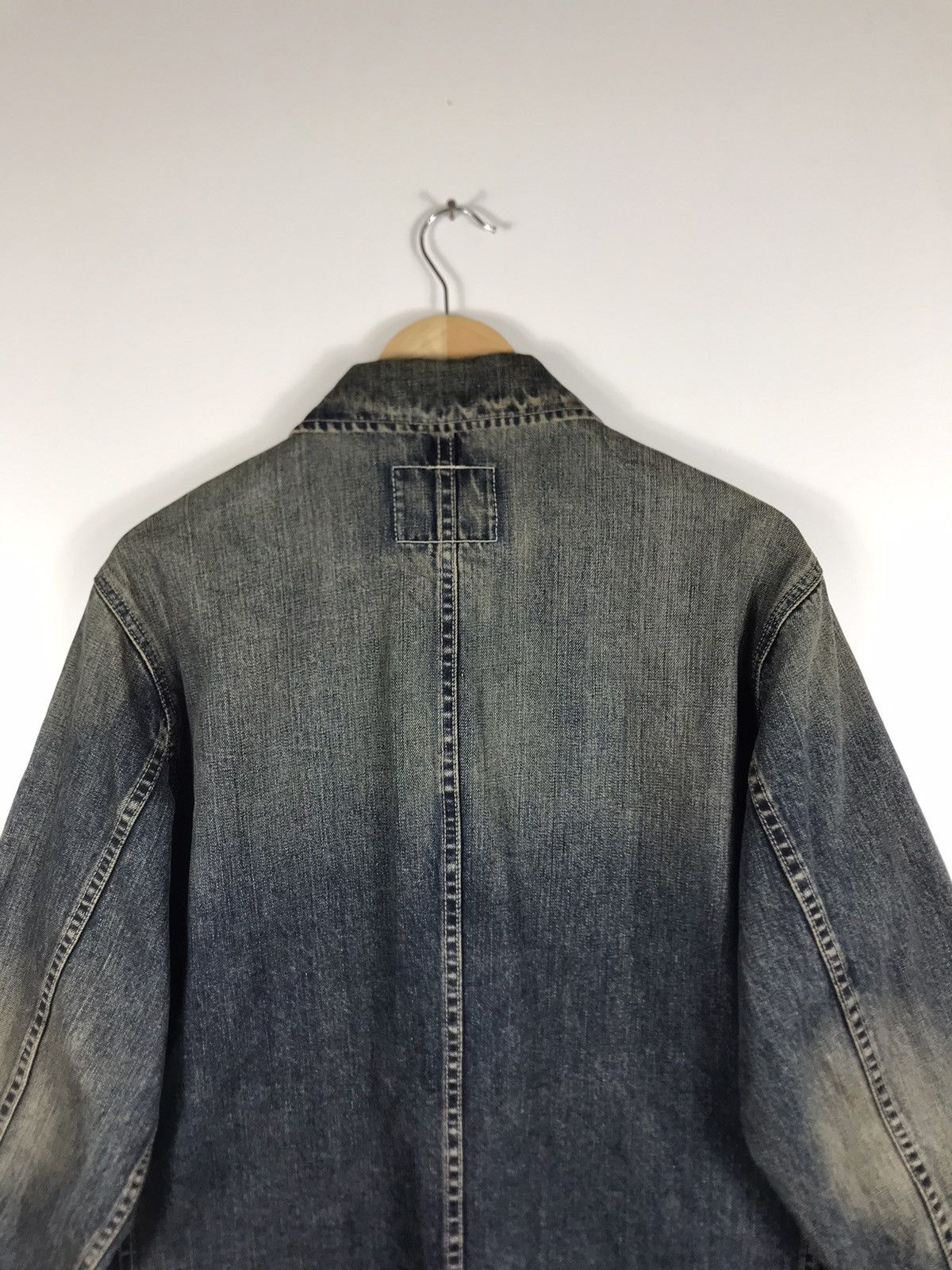 Gap × Vintage ⚡️Vintage Gap Denim Distressed Chore Workers Jacket Size US L / EU 52-54 / 3 - 18 Thumbnail