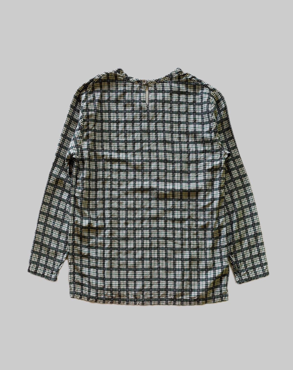 Yohji Yamamoto Vintage Y’s Bis Sashiko Plaid Tops Size M / US 6-8 / IT 42-44 - 9 Thumbnail