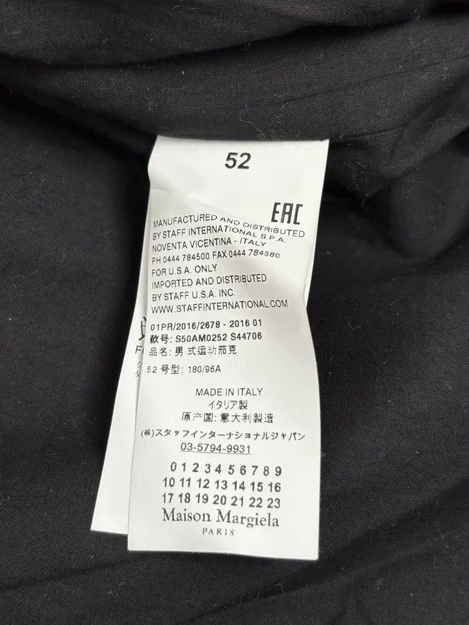 Maison Margiela SS2016 Maison Margiela Navy Striped Pinstripe Wool Bomber Jacket Size US S / EU 44-46 / 1 - 9 Thumbnail