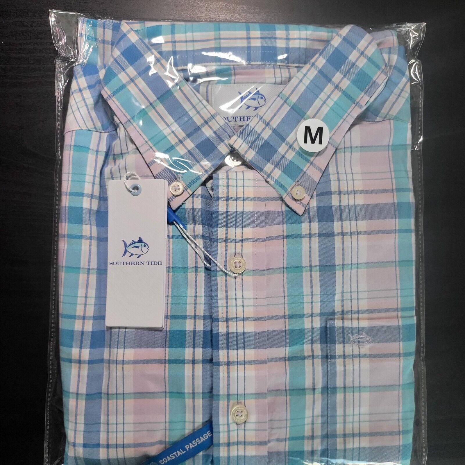 Southern Tide NWT SOUTHERN TIDE Sky Valley Plaid Coastal Passage Sport Size US M / EU 48-50 / 2 - 6 Thumbnail