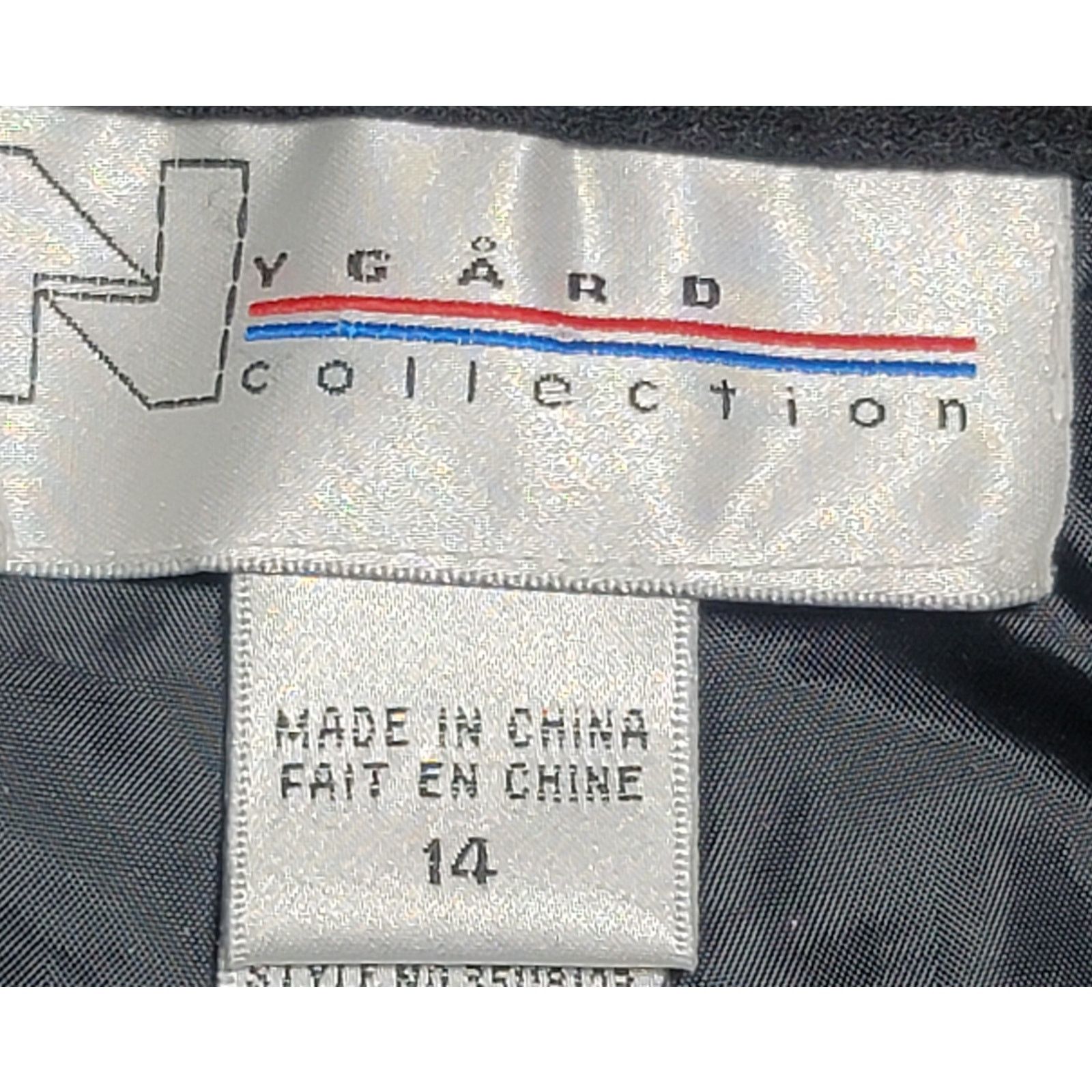 Other Nygard Collection Black Pleated Front Dress Pants 14 Lined Size 36" / US 14 / IT 50 - 4 Thumbnail